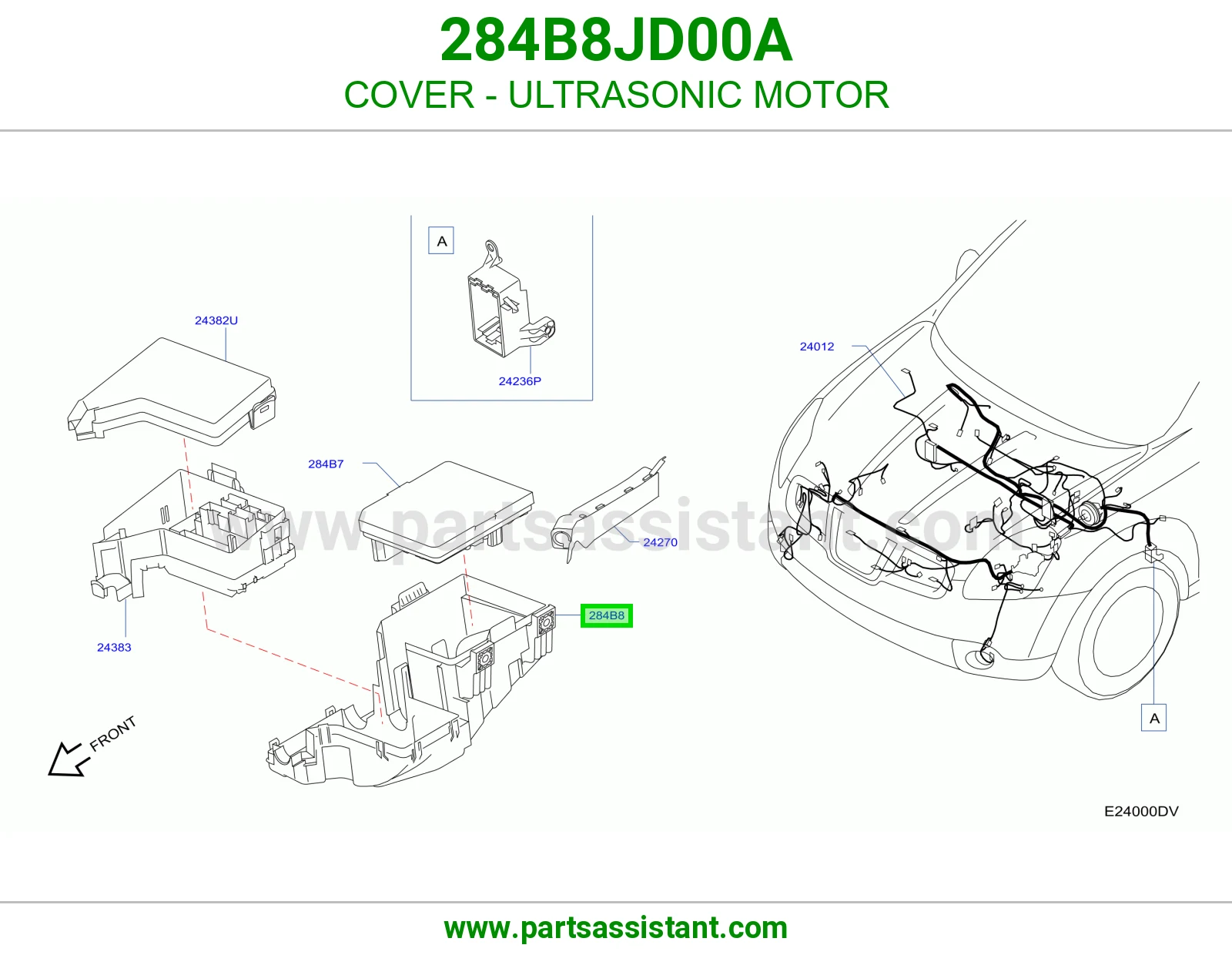 غطاء دينمو ألتراسونيك 284B8JD00A