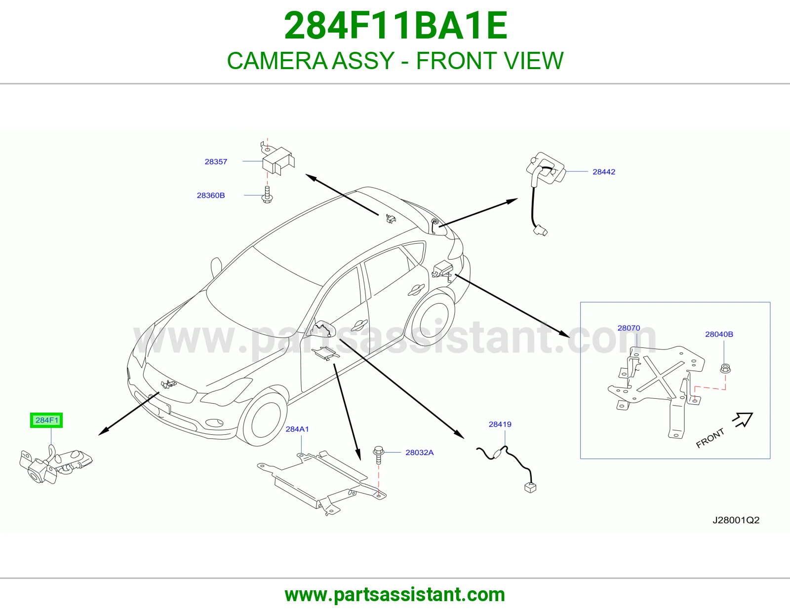 كاميرا رؤية أمامية كاملة 284F11BA1E