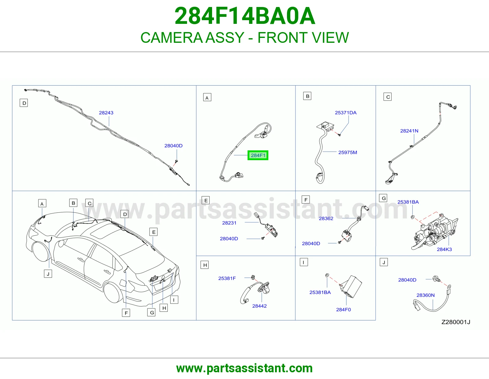 كاميرا رؤية أمامية كاملة 284F14BA0A