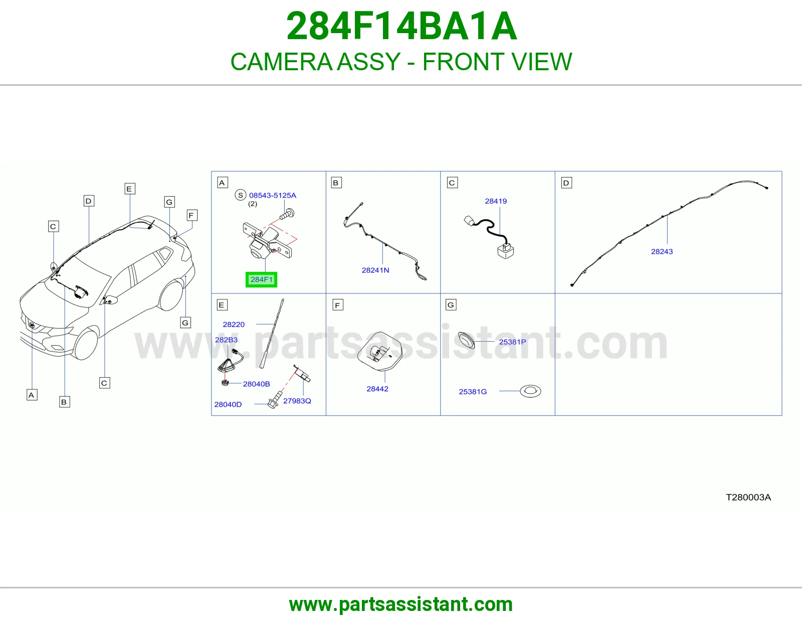 كاميرا رؤية أمامية كاملة 284F14BA1A