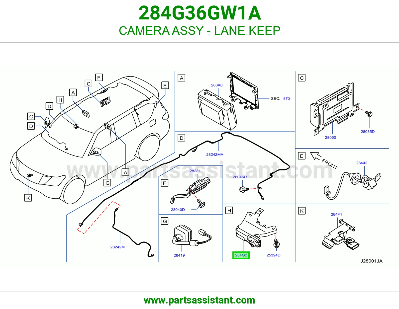 كاميرا ثبات مسار كاملة 284G36GW1A