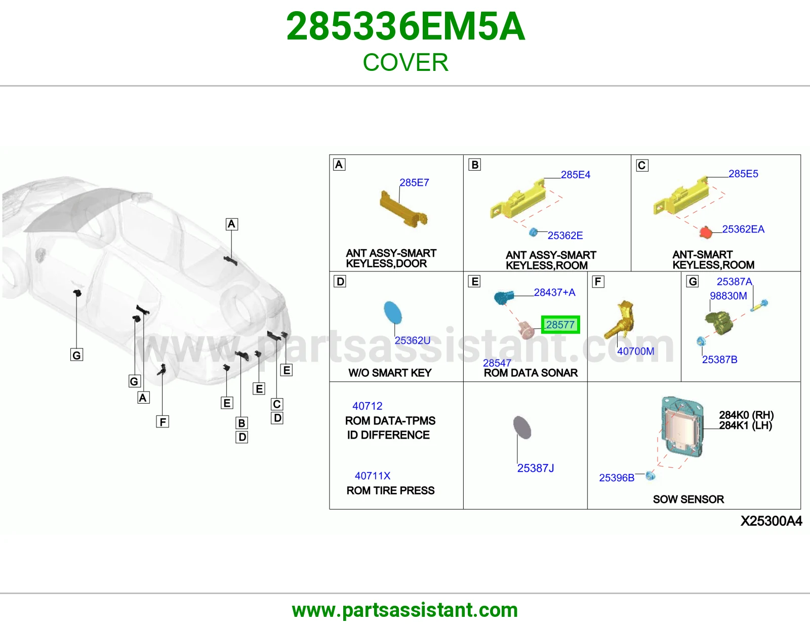 غطاء 285336EM5A