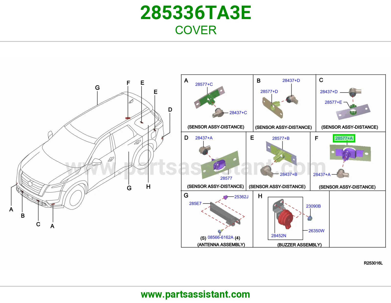 غطاء 285336TA3E