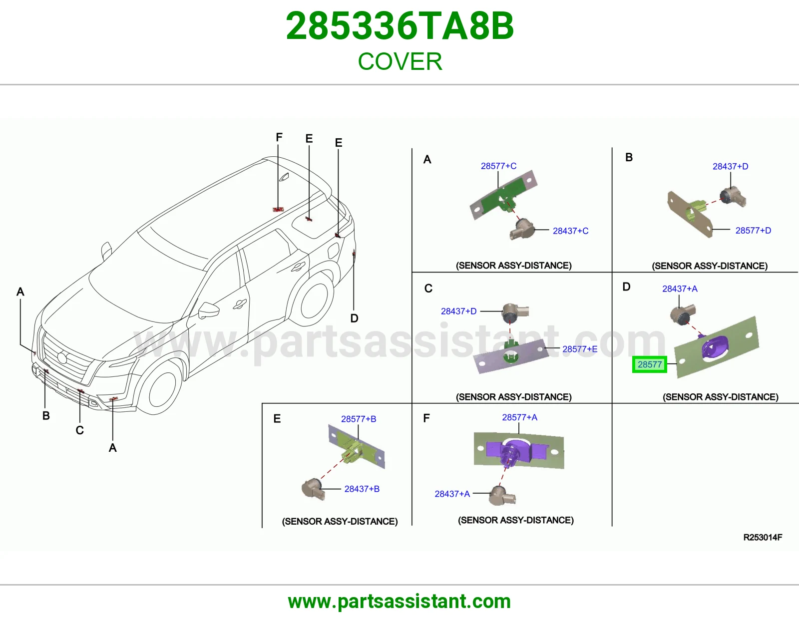 غطاء 285336TA8B