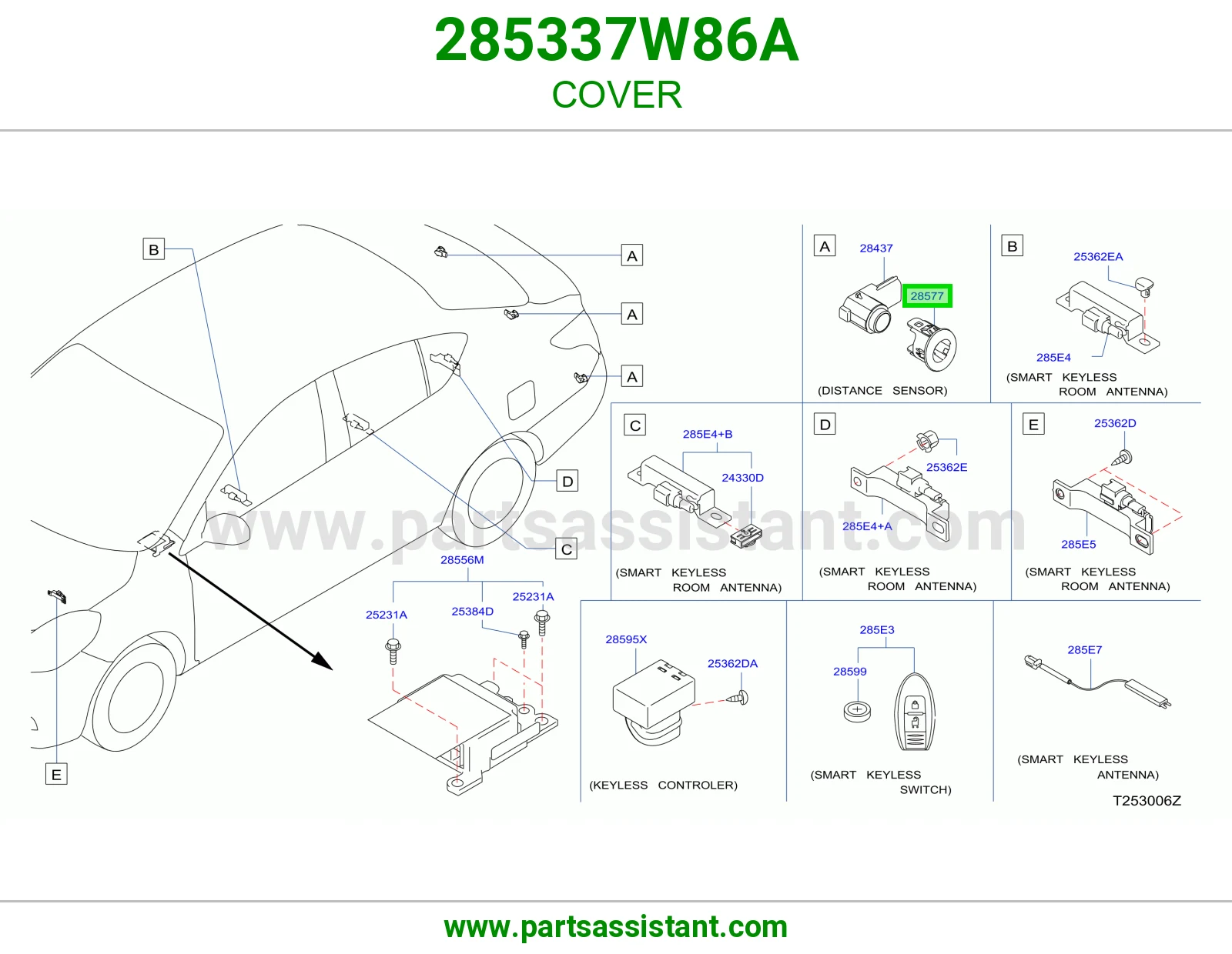 غطاء 285337W86A