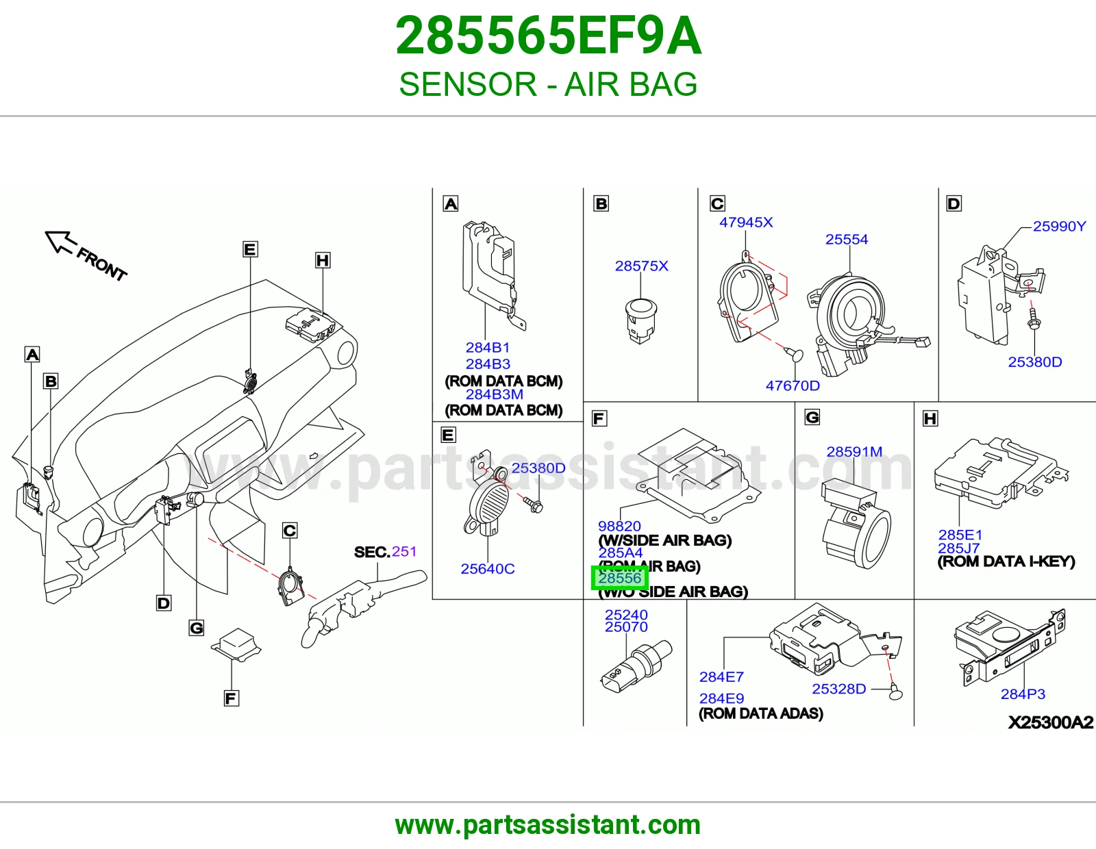 حساس ايرباق 285565EF9A