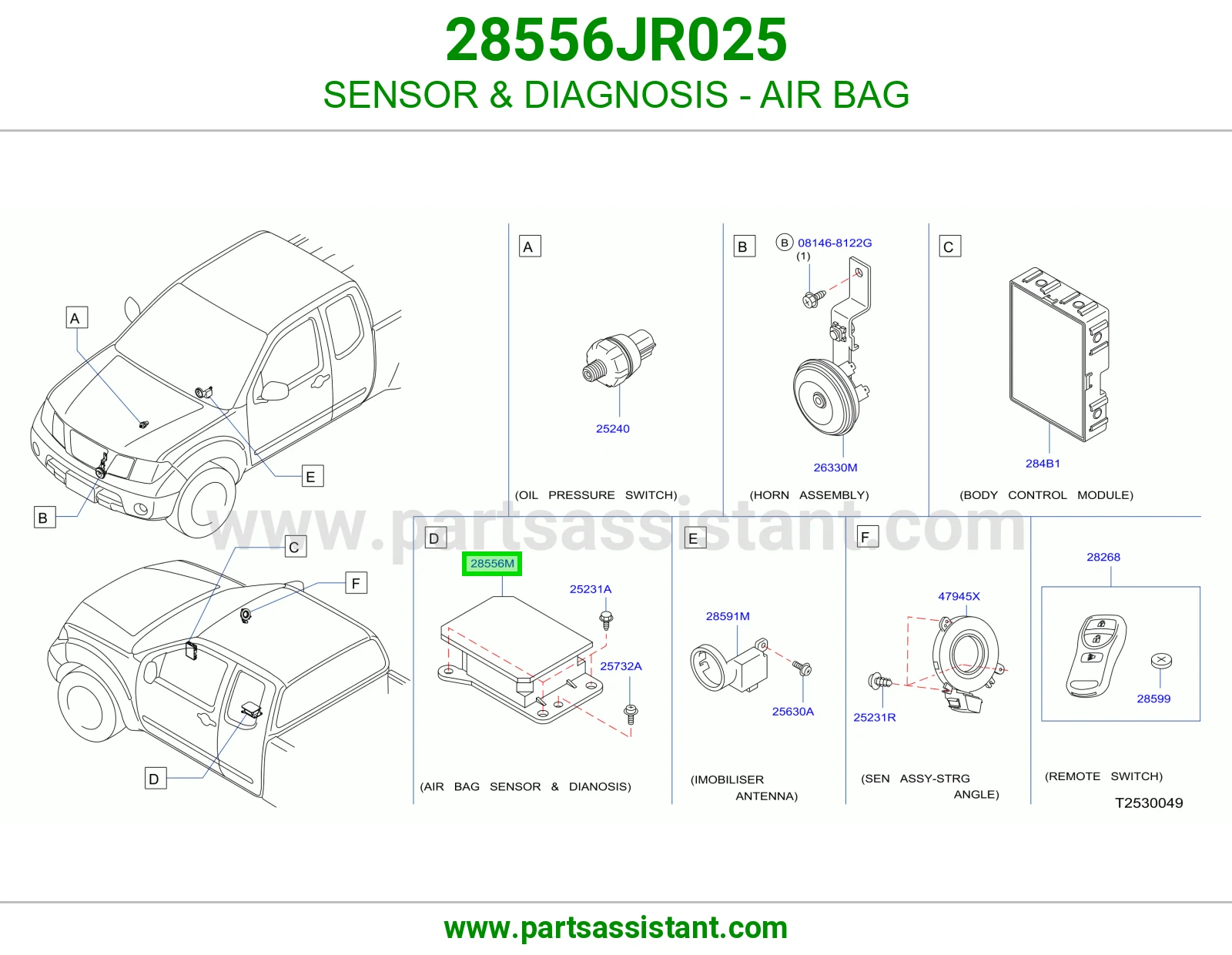 حساس تشخيص ايرباق 28556JR025