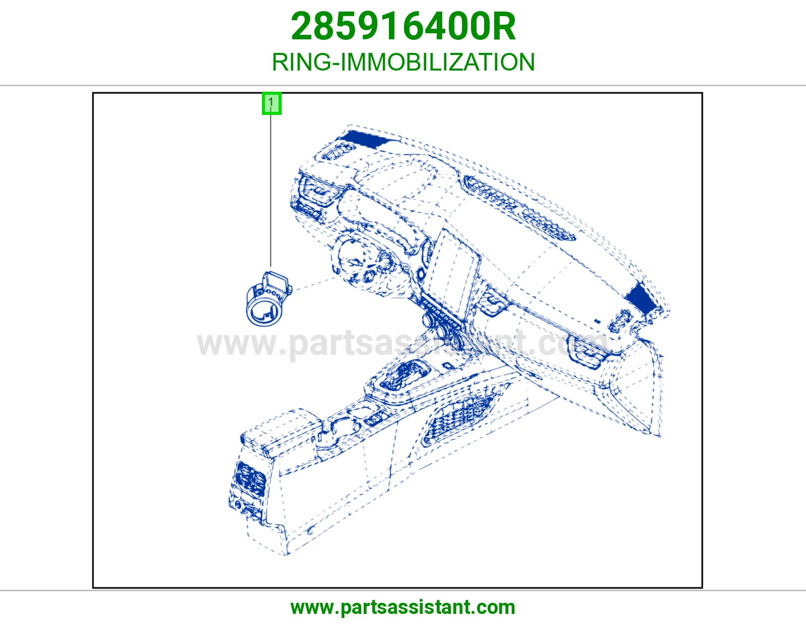 حلقة ايموبلايزر 285916400R