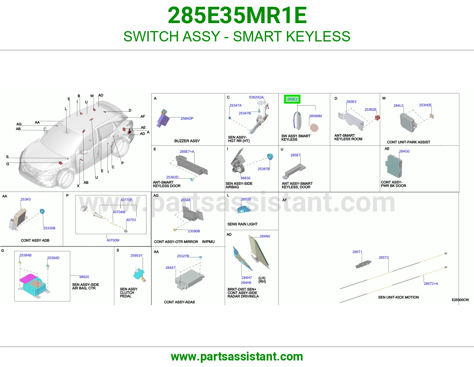 ريموت كنترول 285E35MR1E