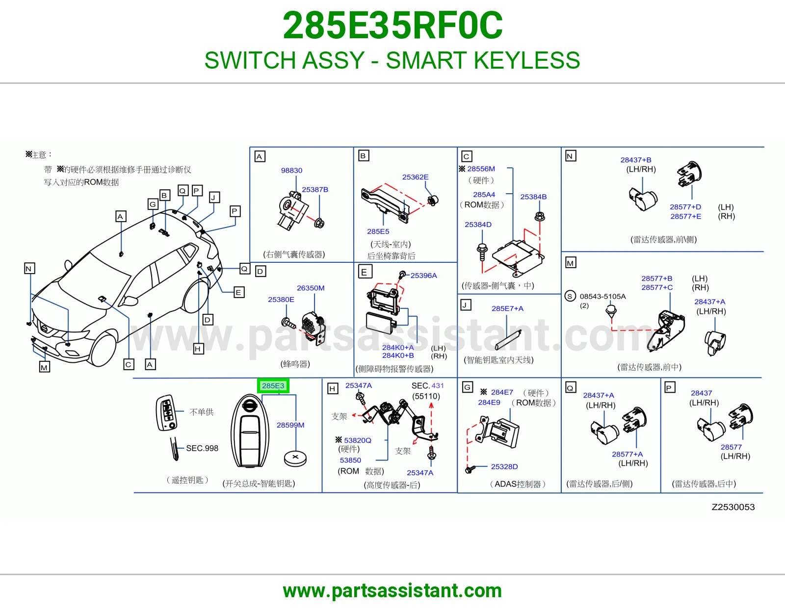 ريموت كنترول 285E35RF0C
