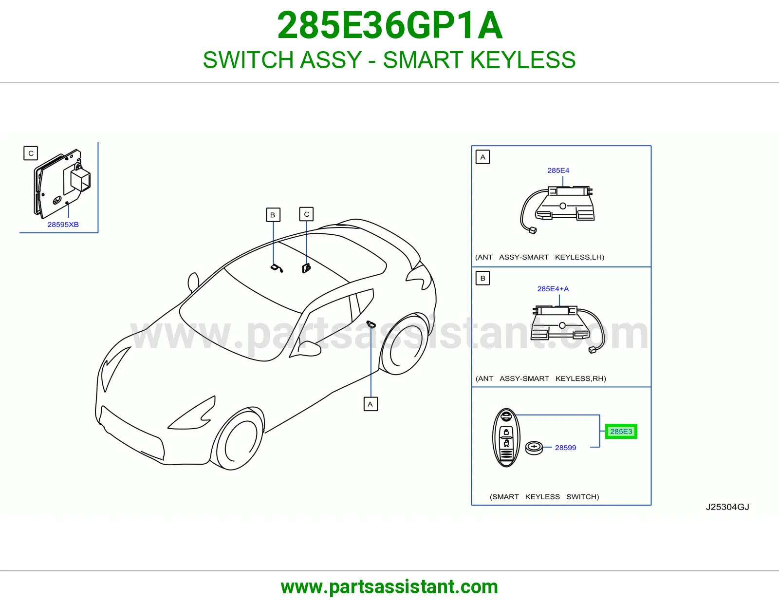 ريموت كنترول 285E36GP1A