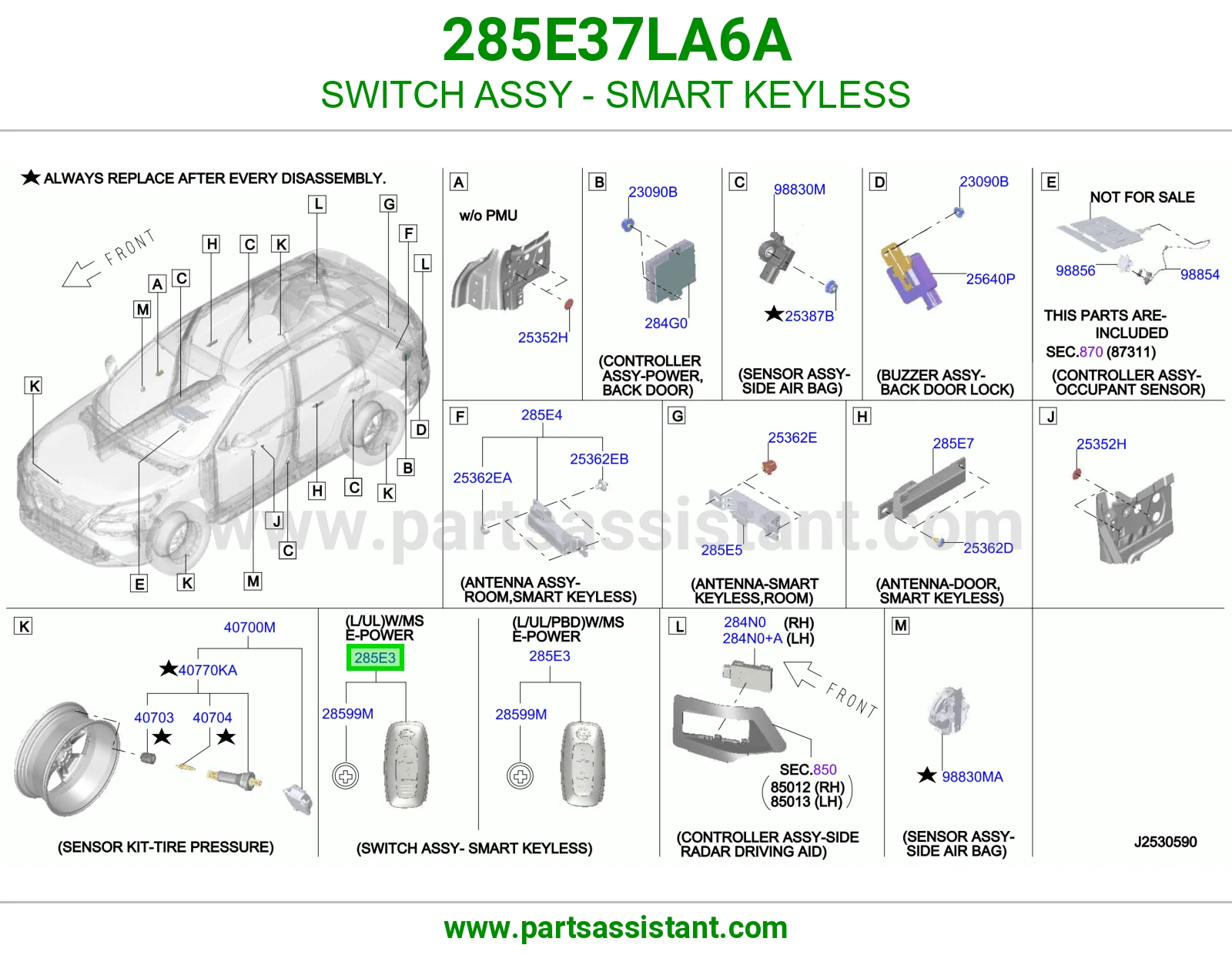 ريموت كنترول 285E37LA6A