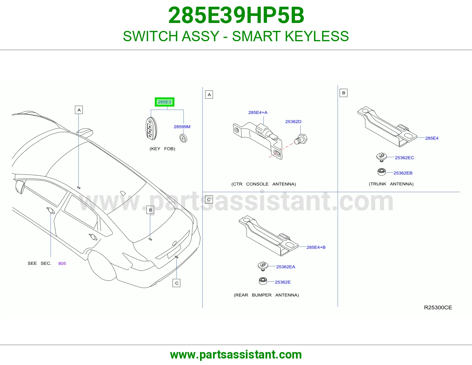 ريموت كنترول 285E39HP5B