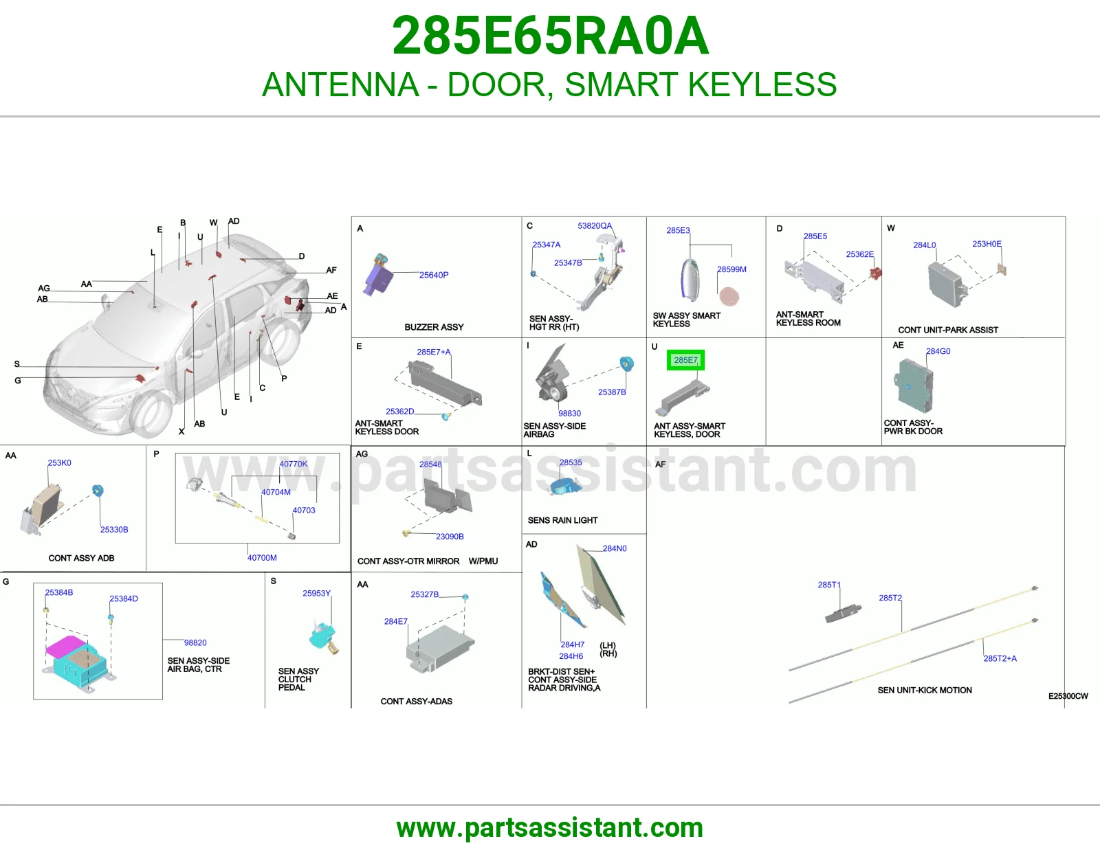 ريموت كنترول 285E65RA0A