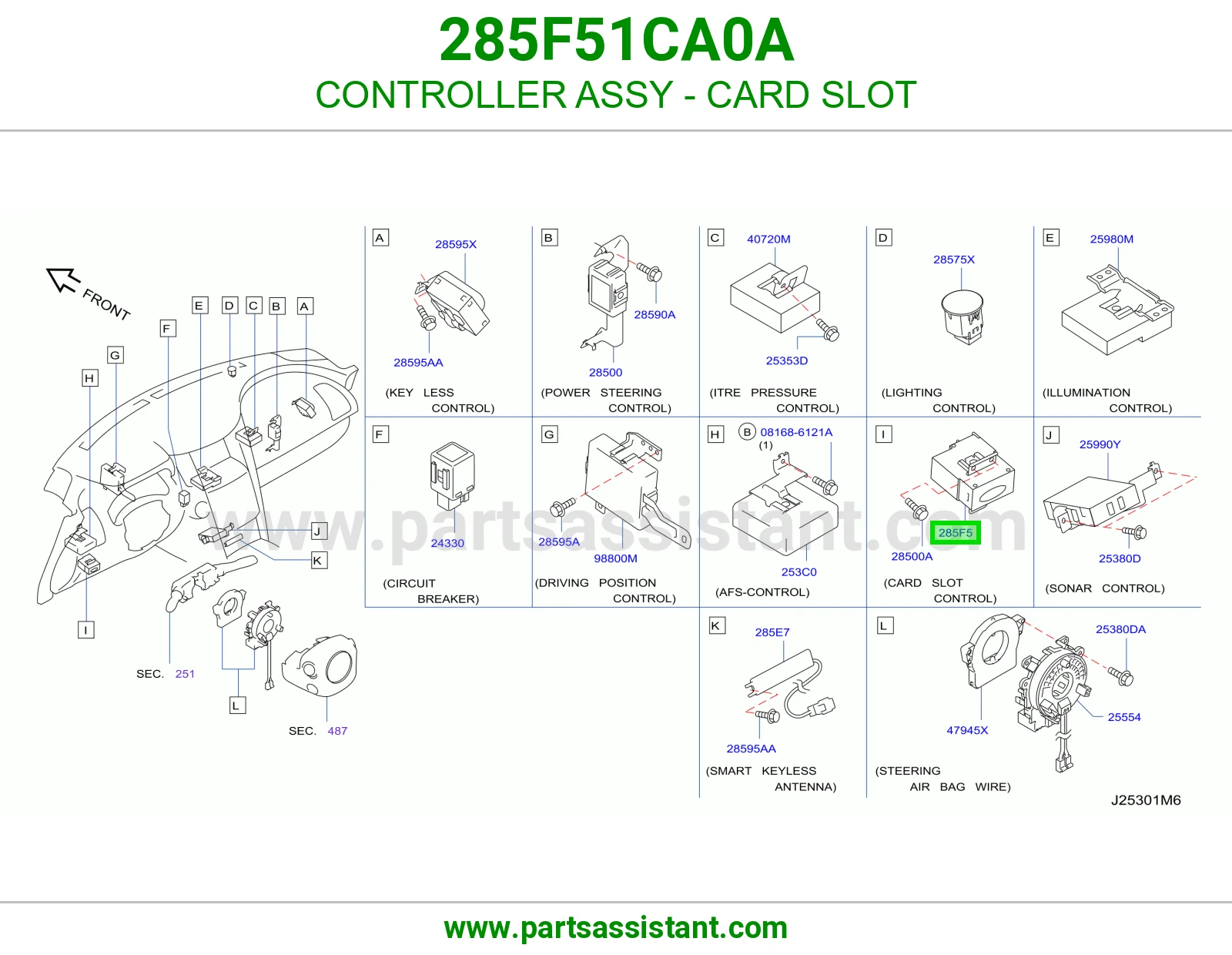 كنترول فتحة كرت كامل 285F51CA0A