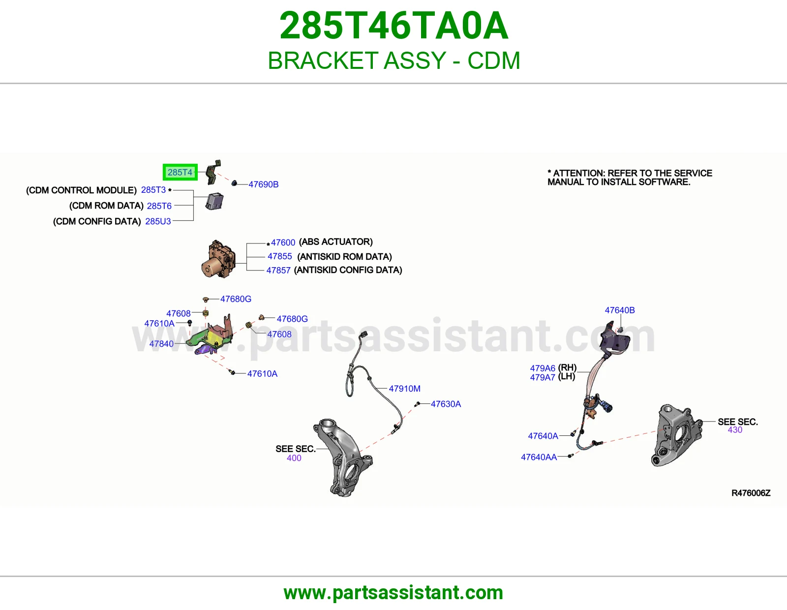 قاعدة CDM كاملة 285T46TA0A