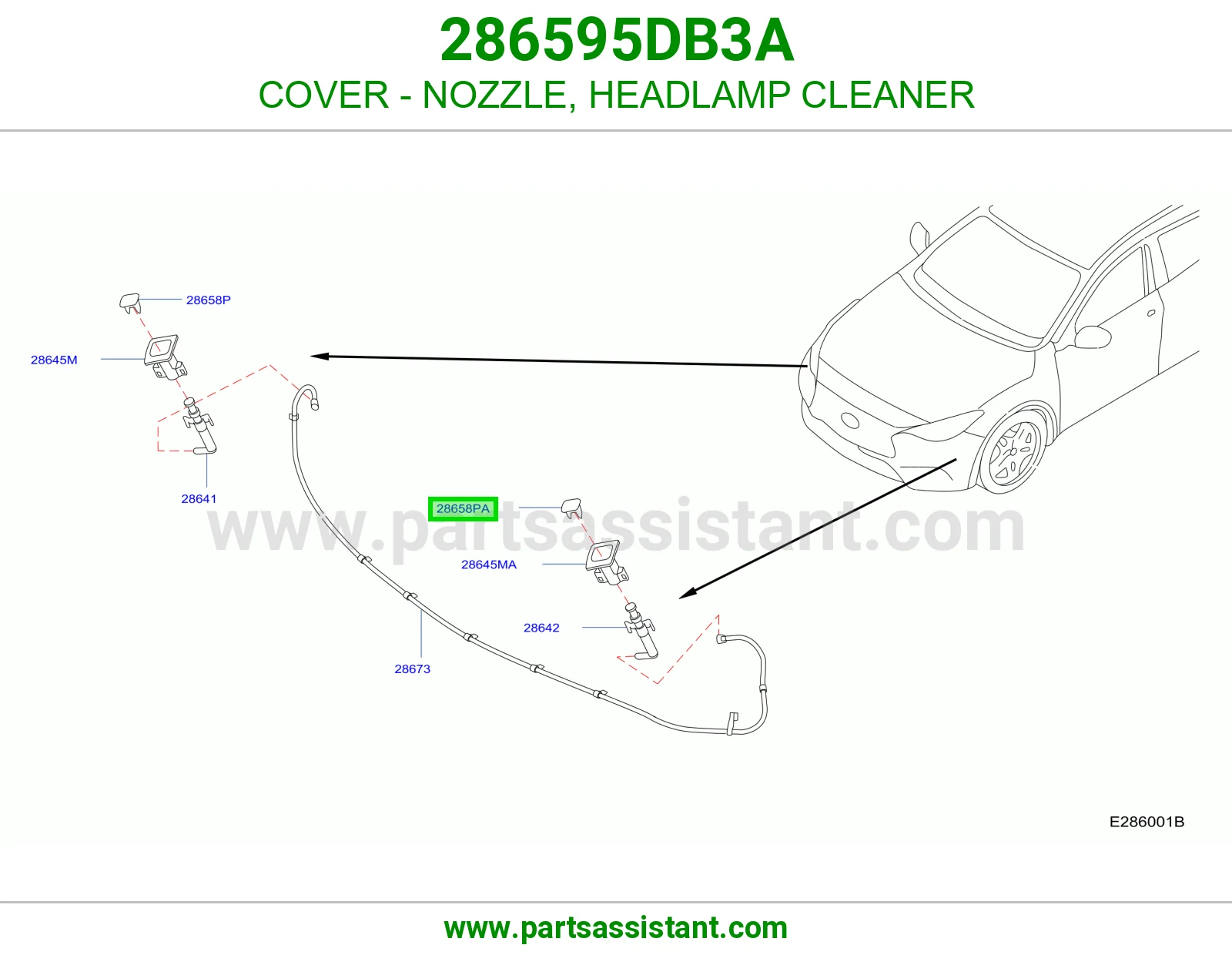 غطاء بخاخ شمعة 286595DB3A