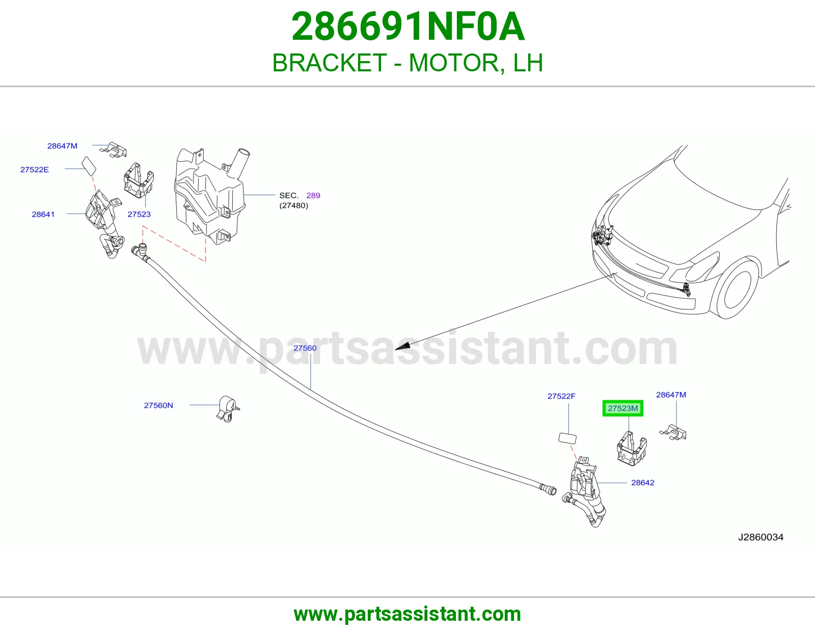 ديكور بخاخ شمعه يسار 286691NF0A