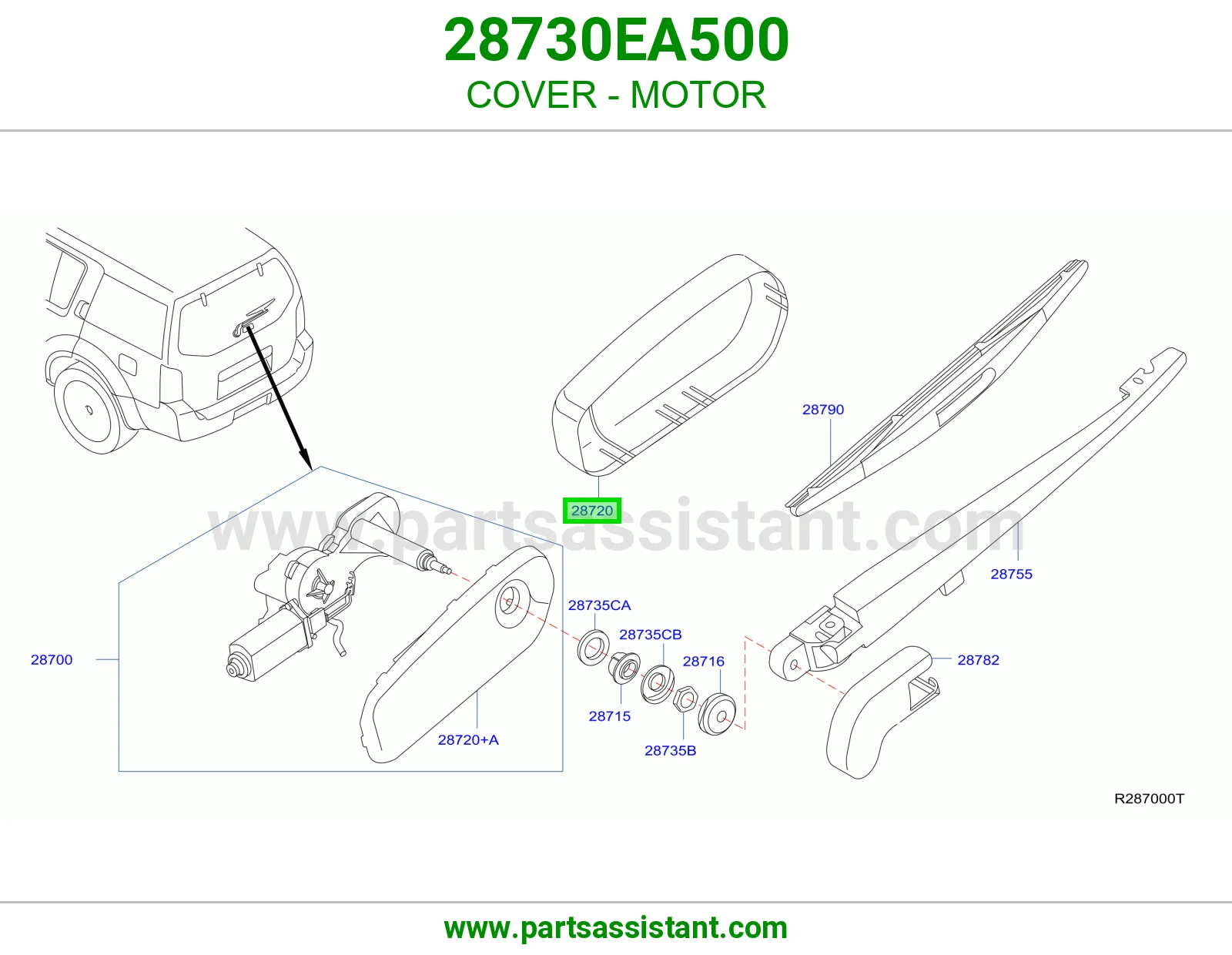 غطاء دينمو 28730EA500
