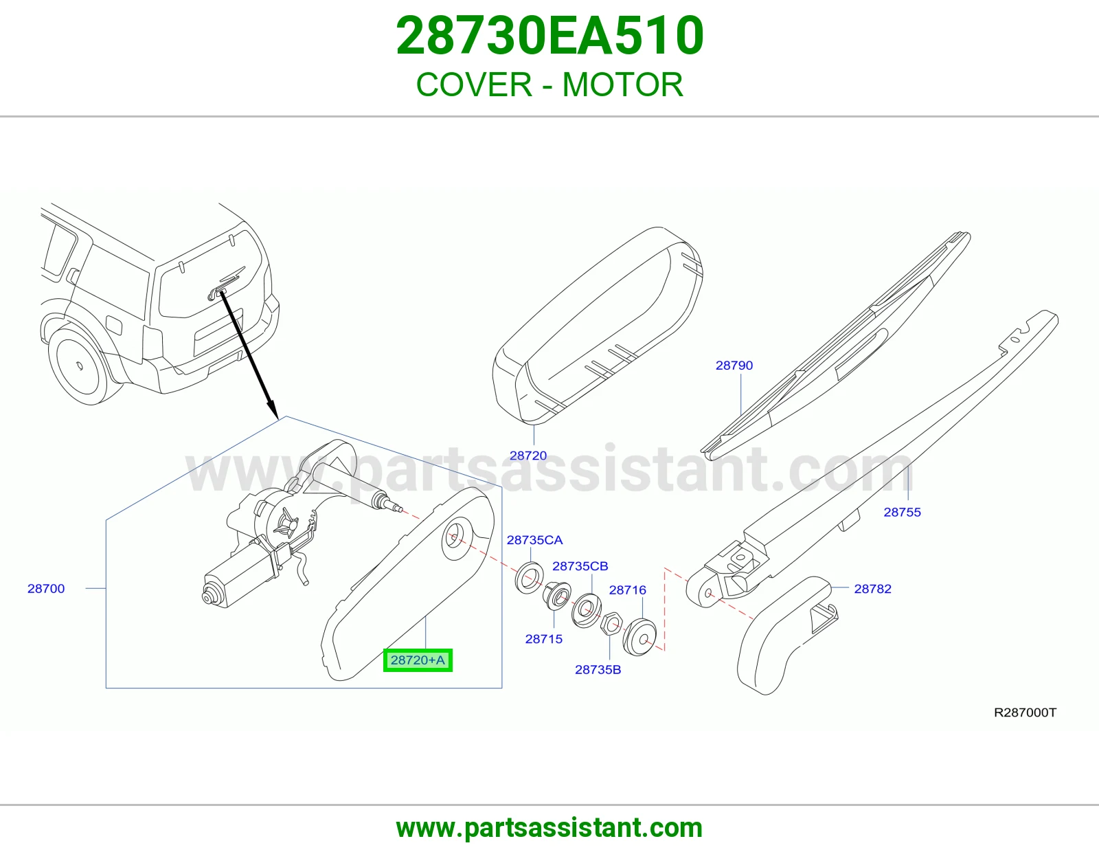 غطاء دينمو 28730EA510