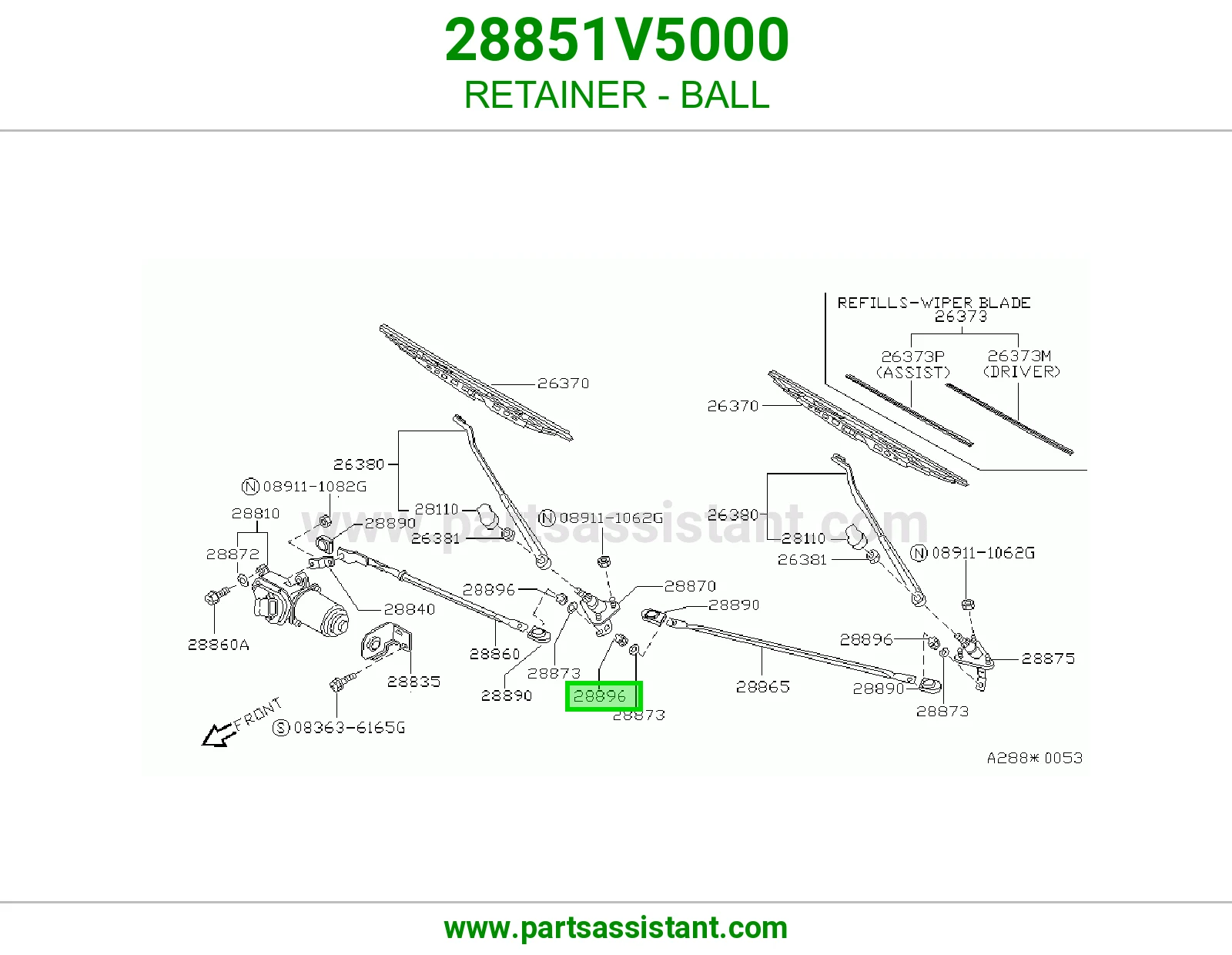 مثبت بلية 28851V5000