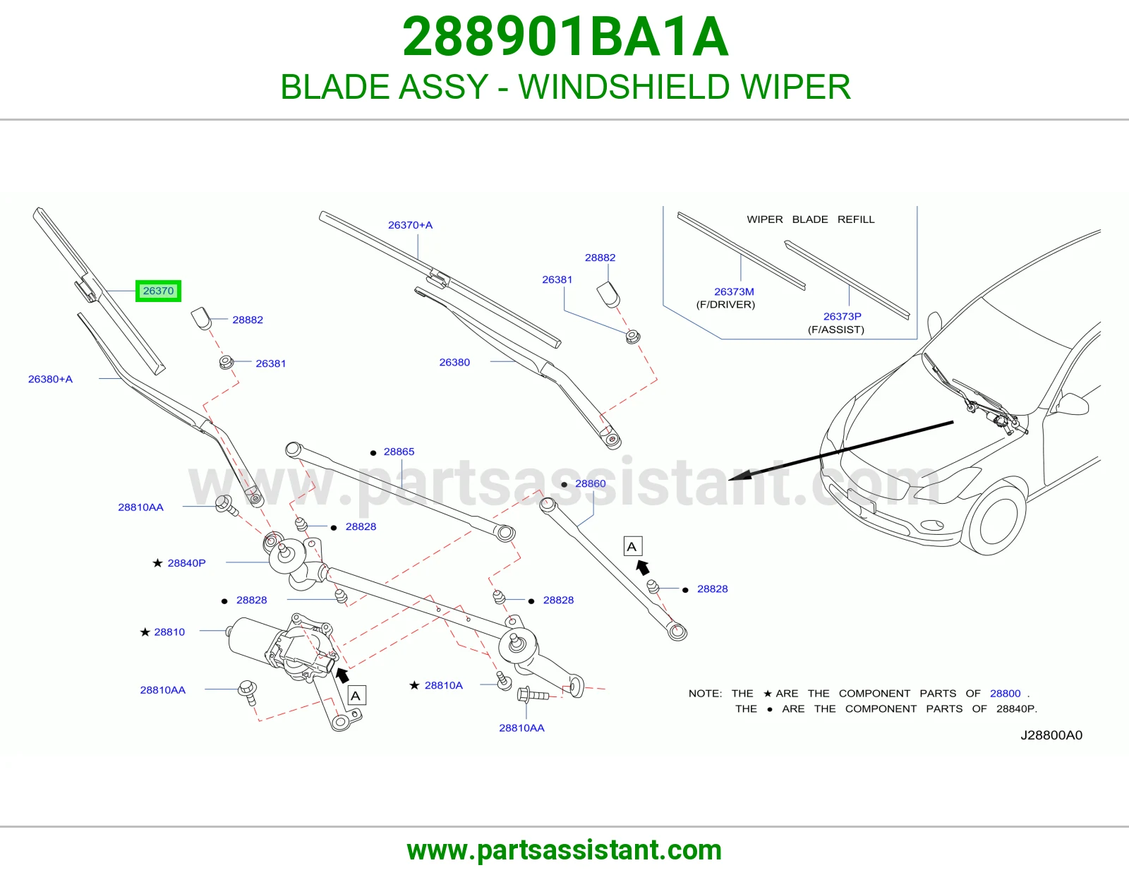 مساحه 288901BA1A