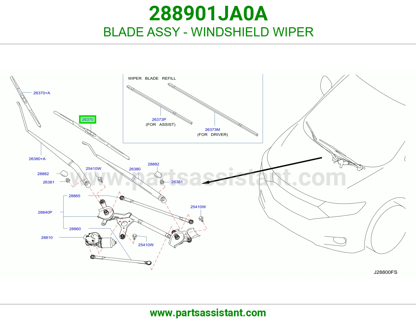 مساحه 288901JA0A