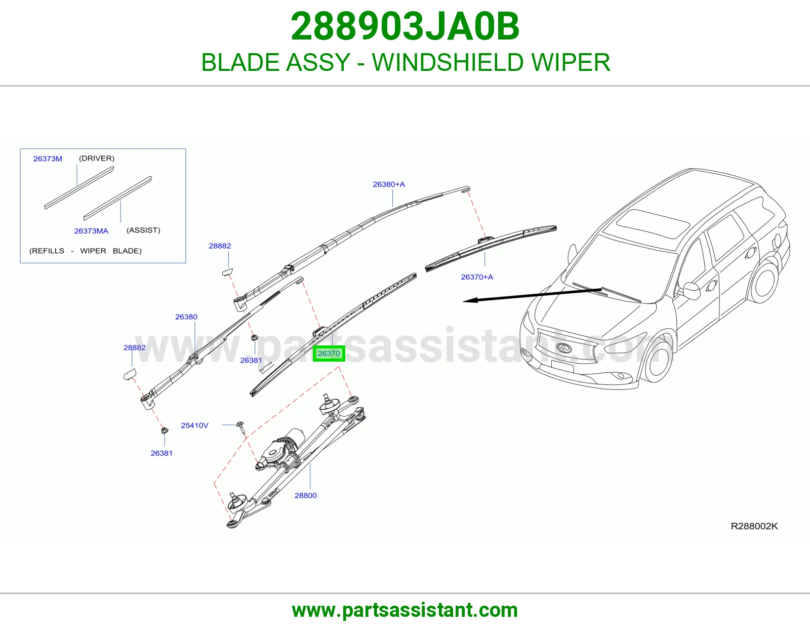مساحه 288903JA0B