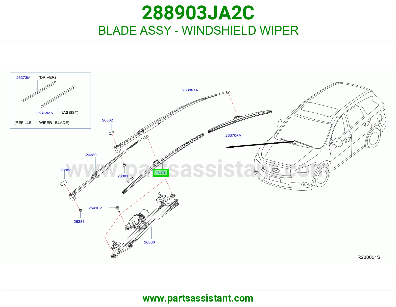 مساحه 288903JA2C