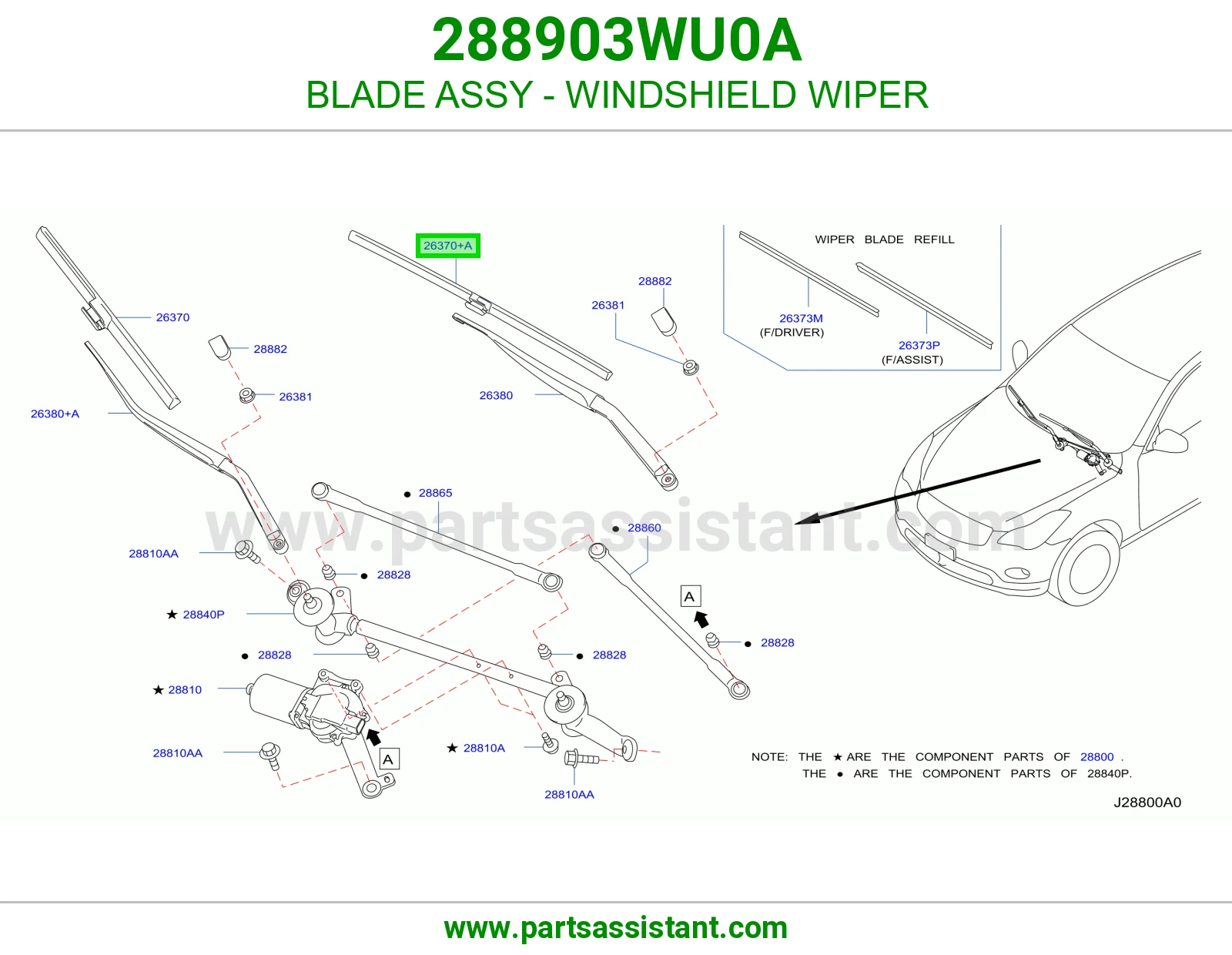 مساحه 288903WU0A