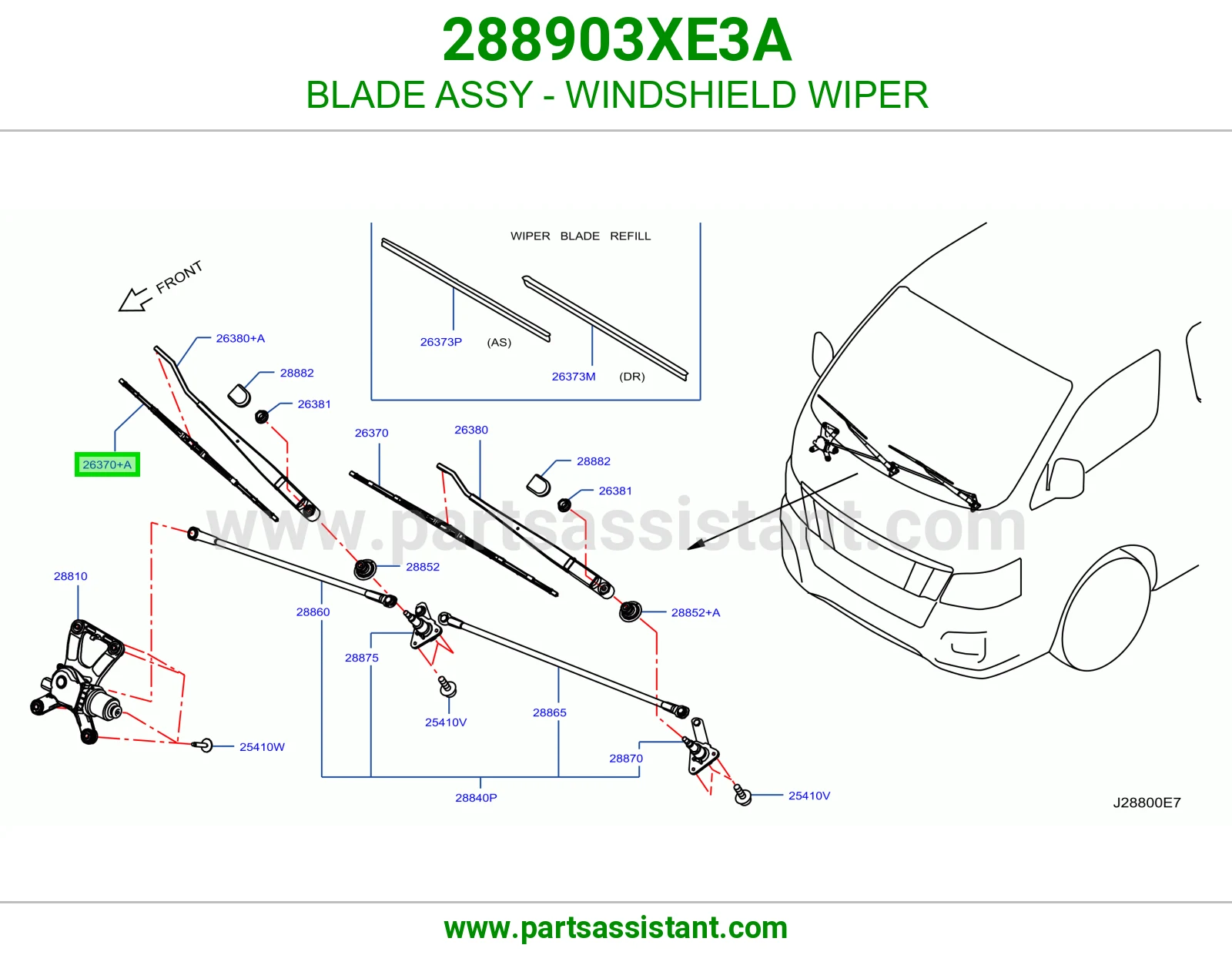 مساحه 288903XE3A