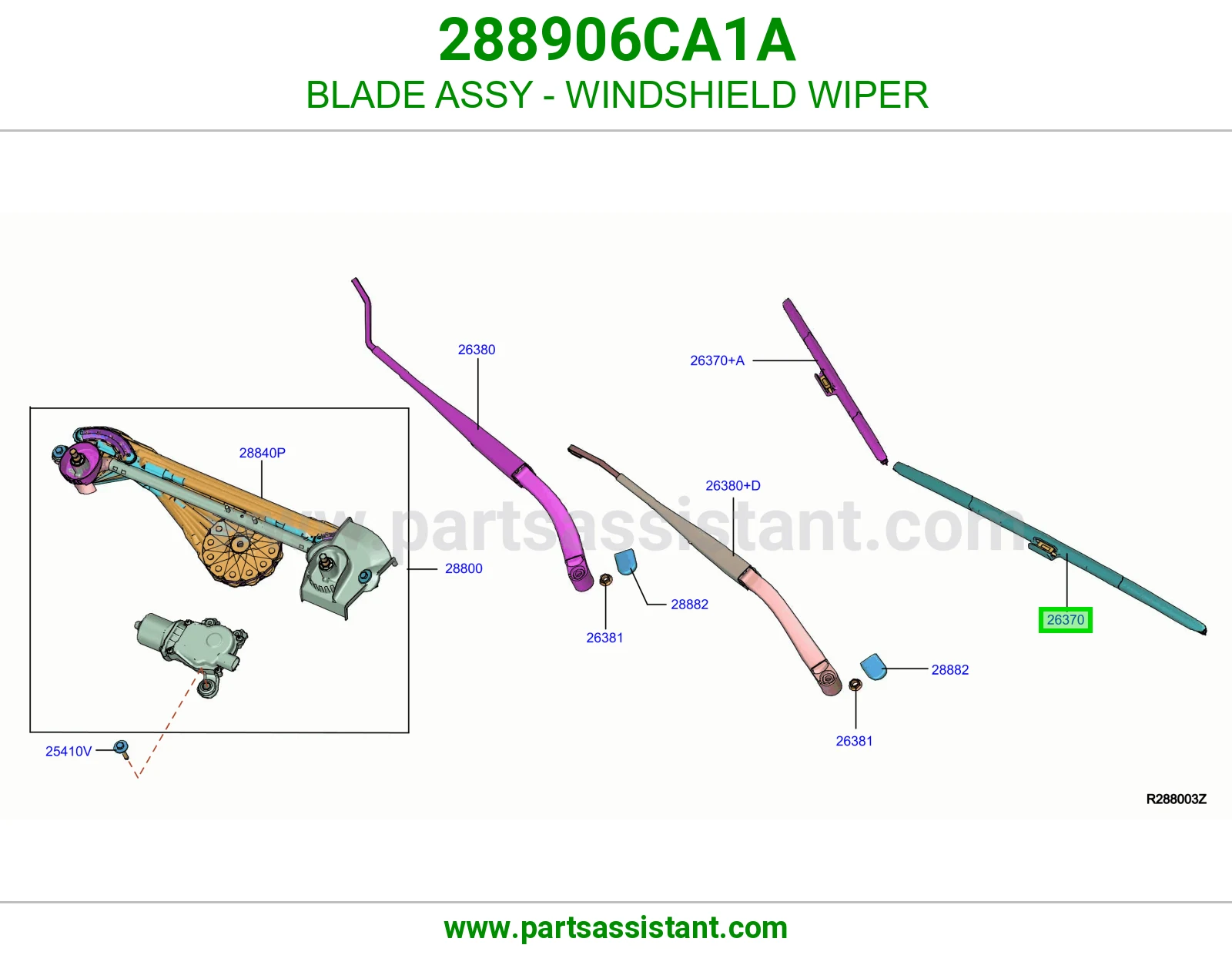 مساحه 288906CA1A