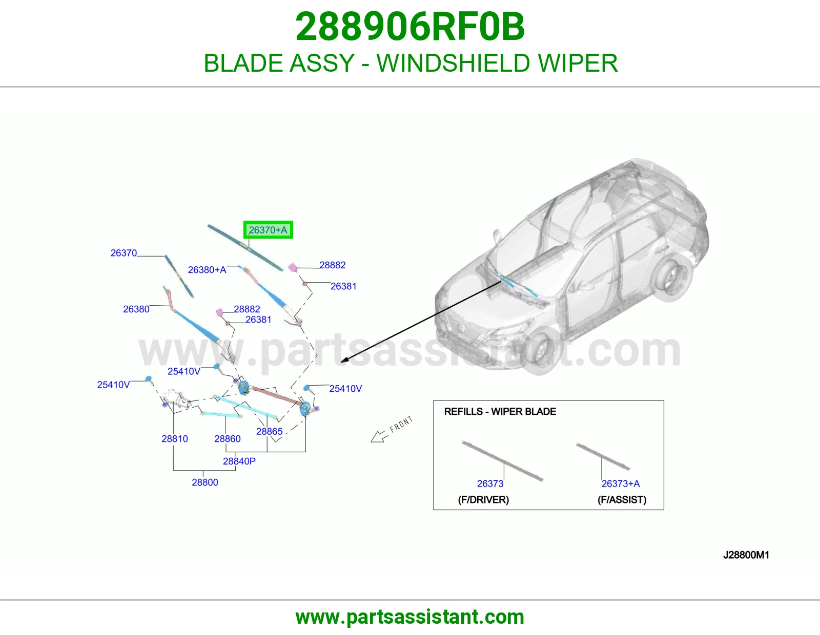 مساحه 288906RF0B