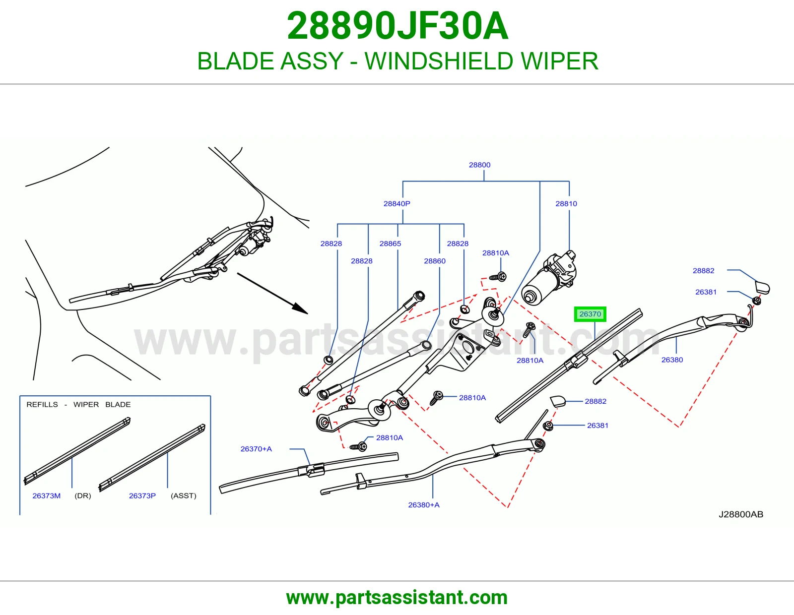 مساحه 28890JF30A