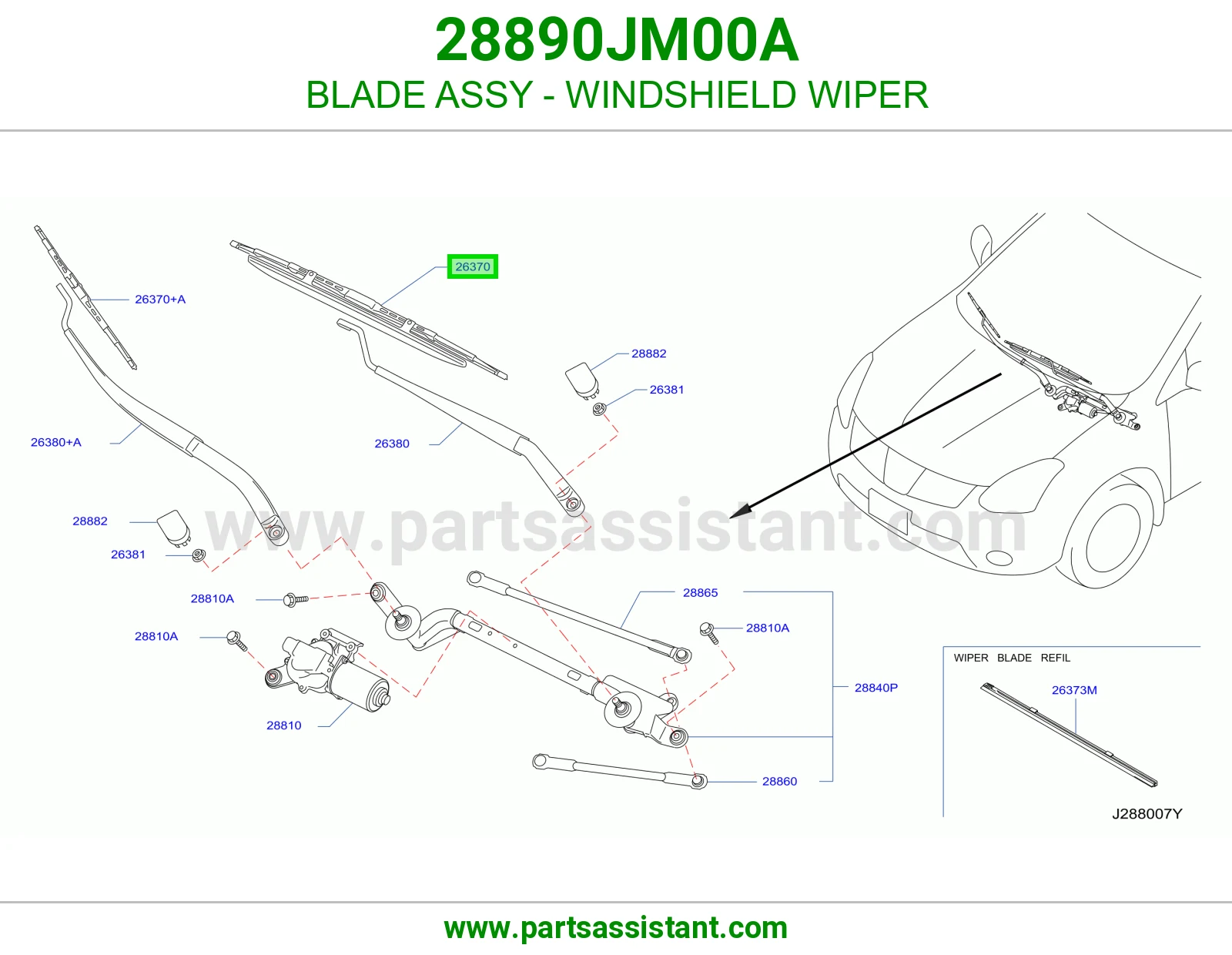 مساحه 28890JM00A