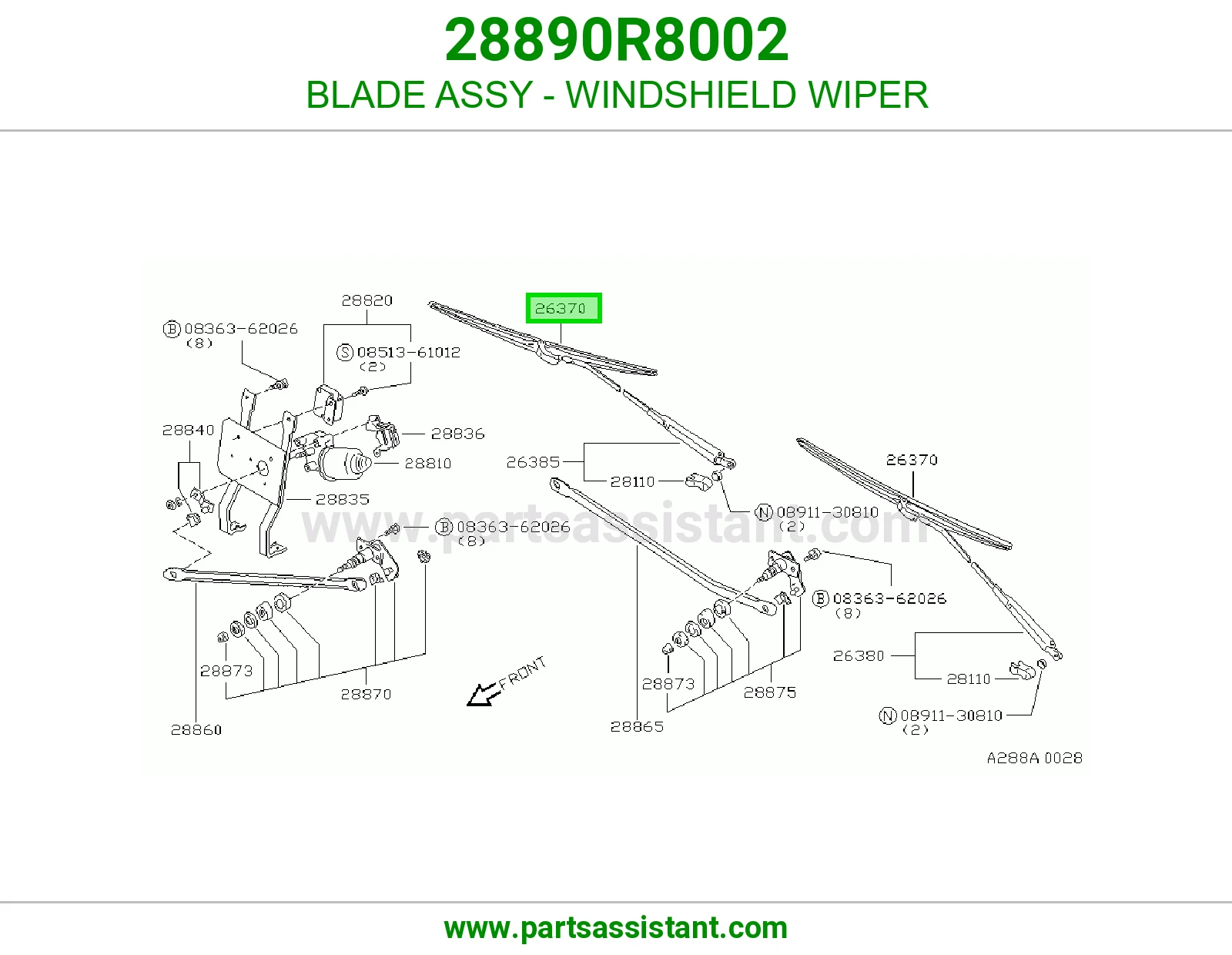 مساحه 28890R8002