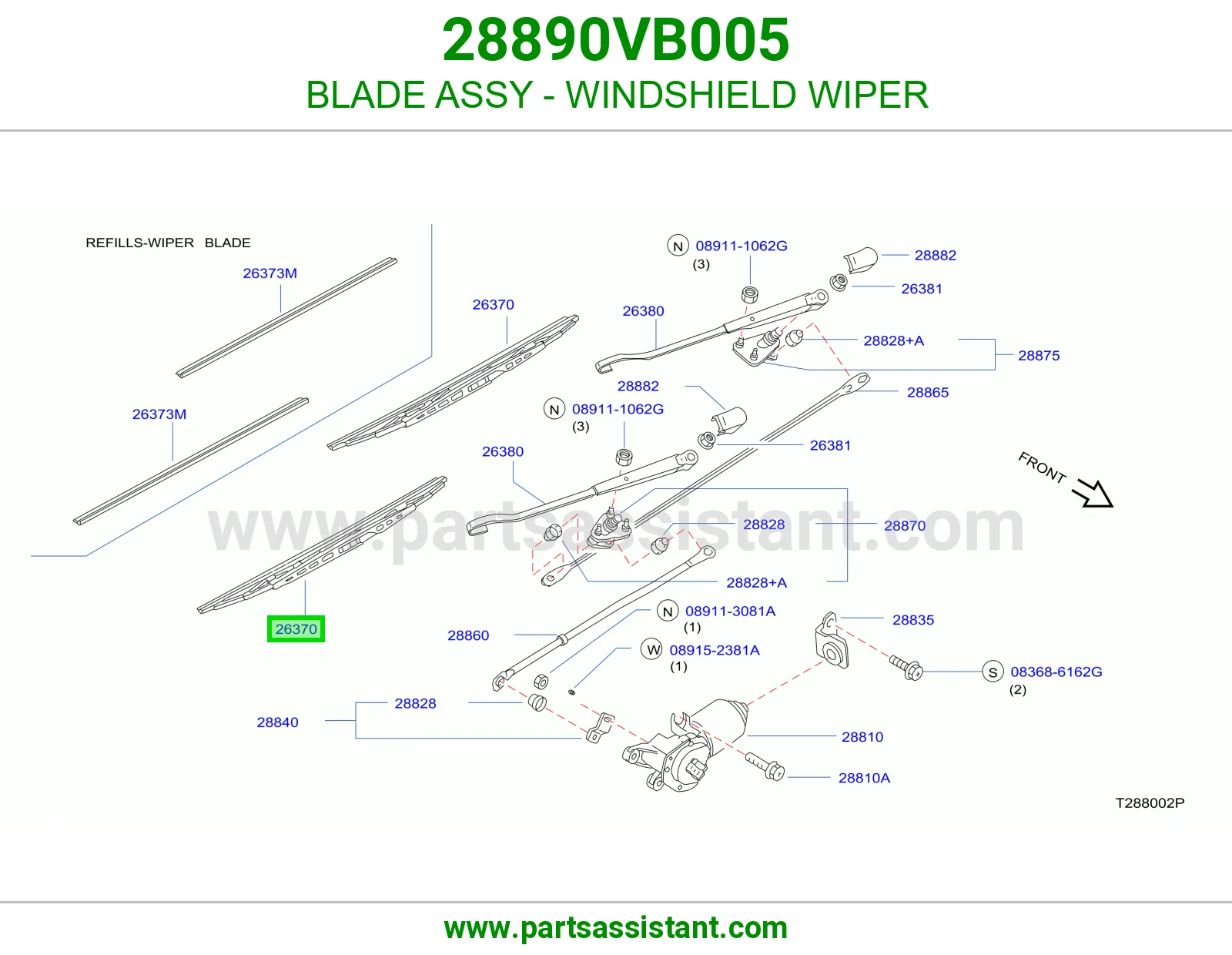 مساحه 28890VB005
