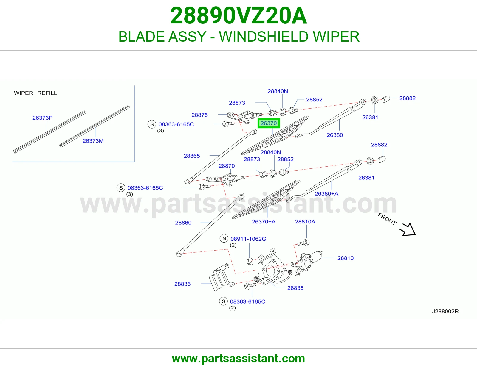 مساحه 28890VZ20A