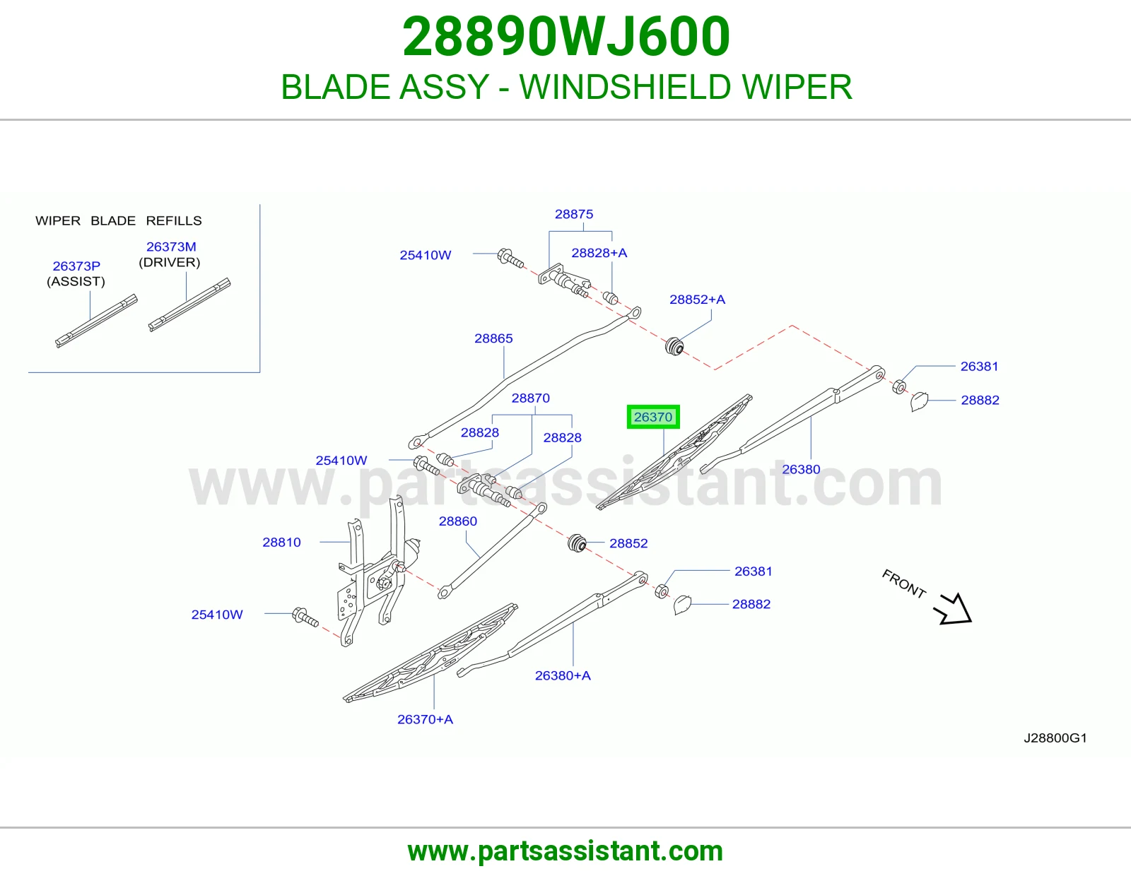 مساحه 28890WJ600