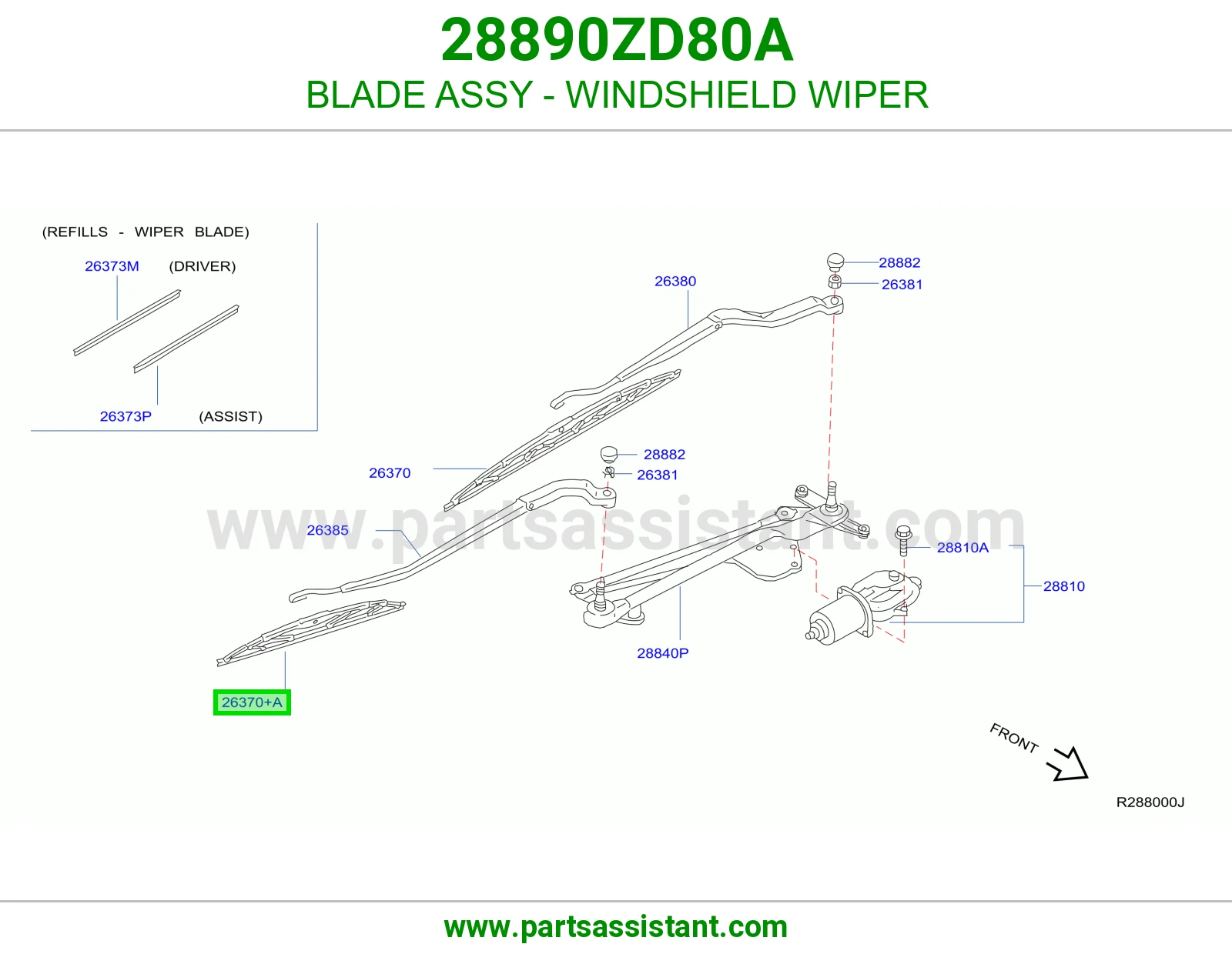 مساحه 28890ZD80A