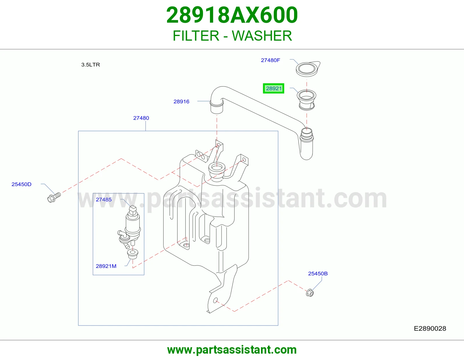 فلتر وردة 28918AX600