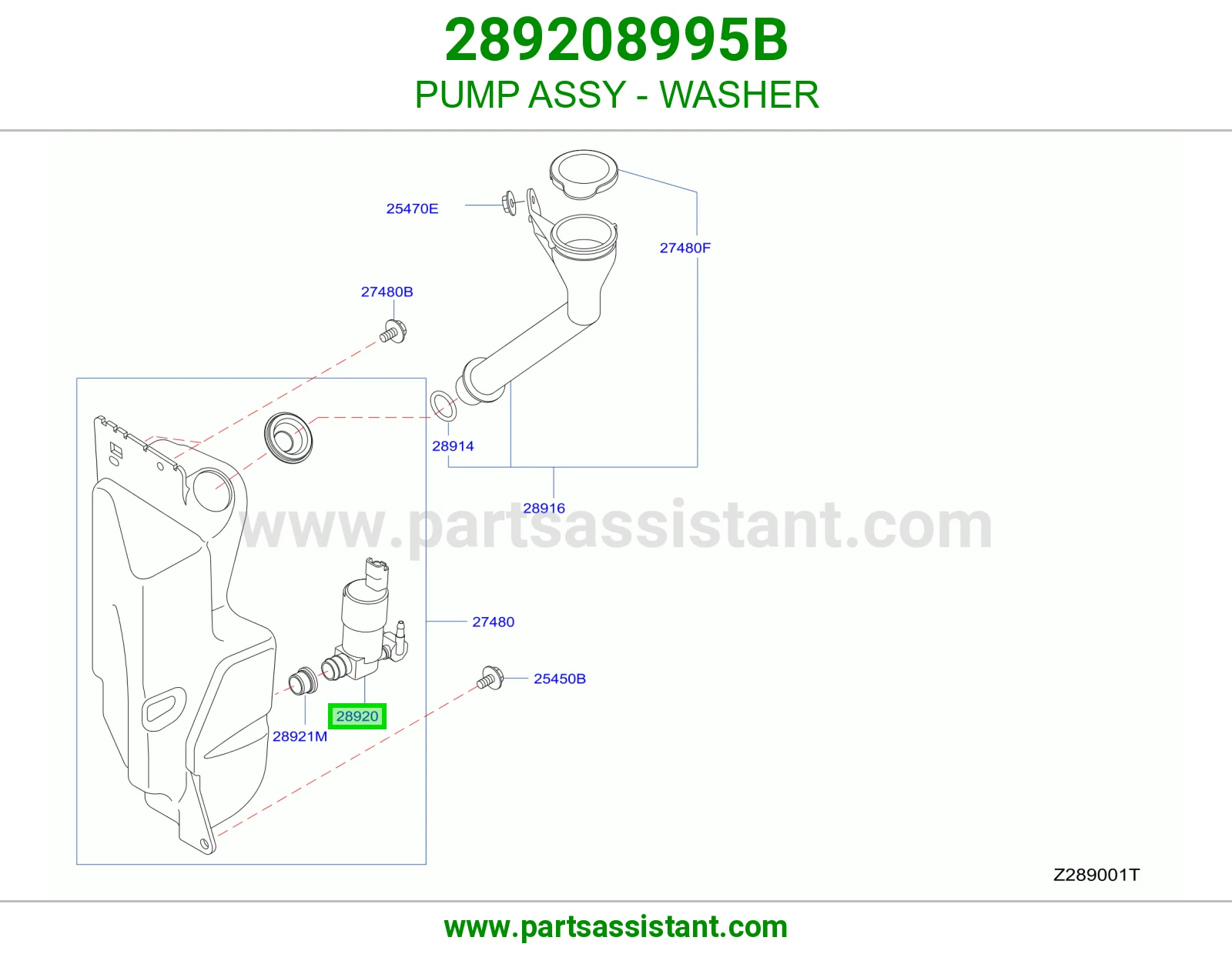 دينمو قربه مساحات 289208995B