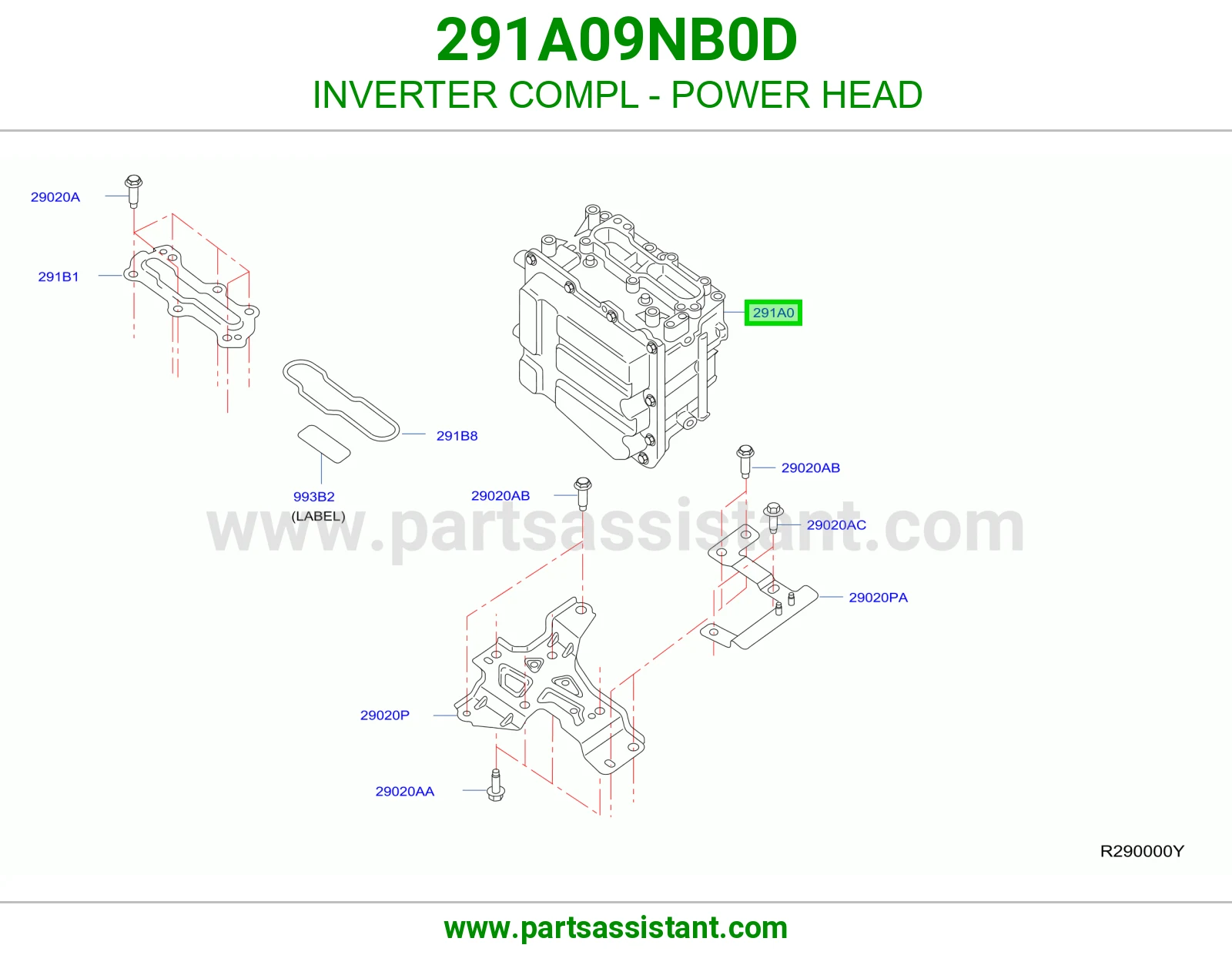 انفرتر باور هيد كامل 291A09NB0D