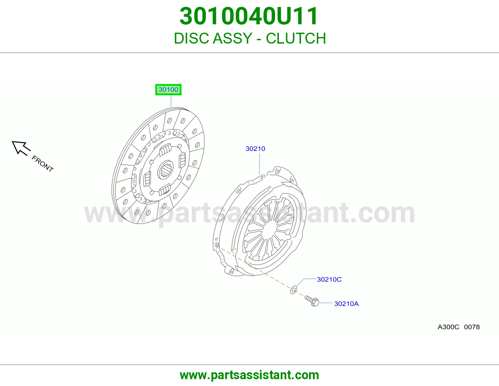 صحن كلتش قير 3010040U11