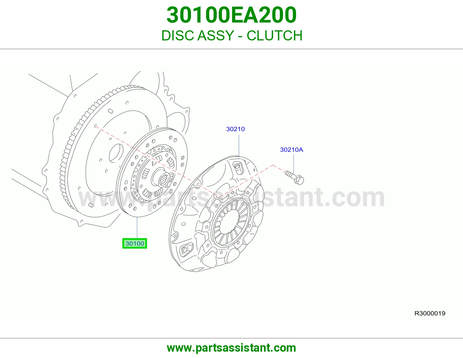 صحن كلتش قير 30100EA200