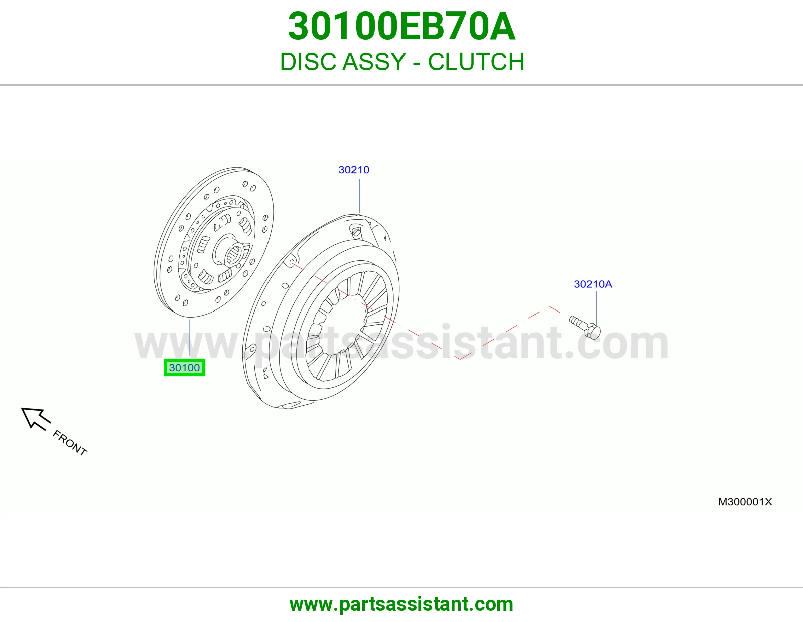 صحن كلتش قير 30100EB70A