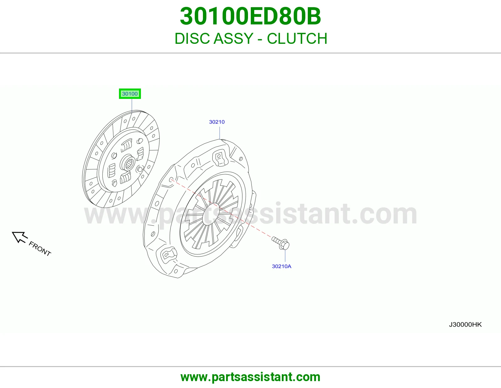 صحن كلتش قير 30100ED80B