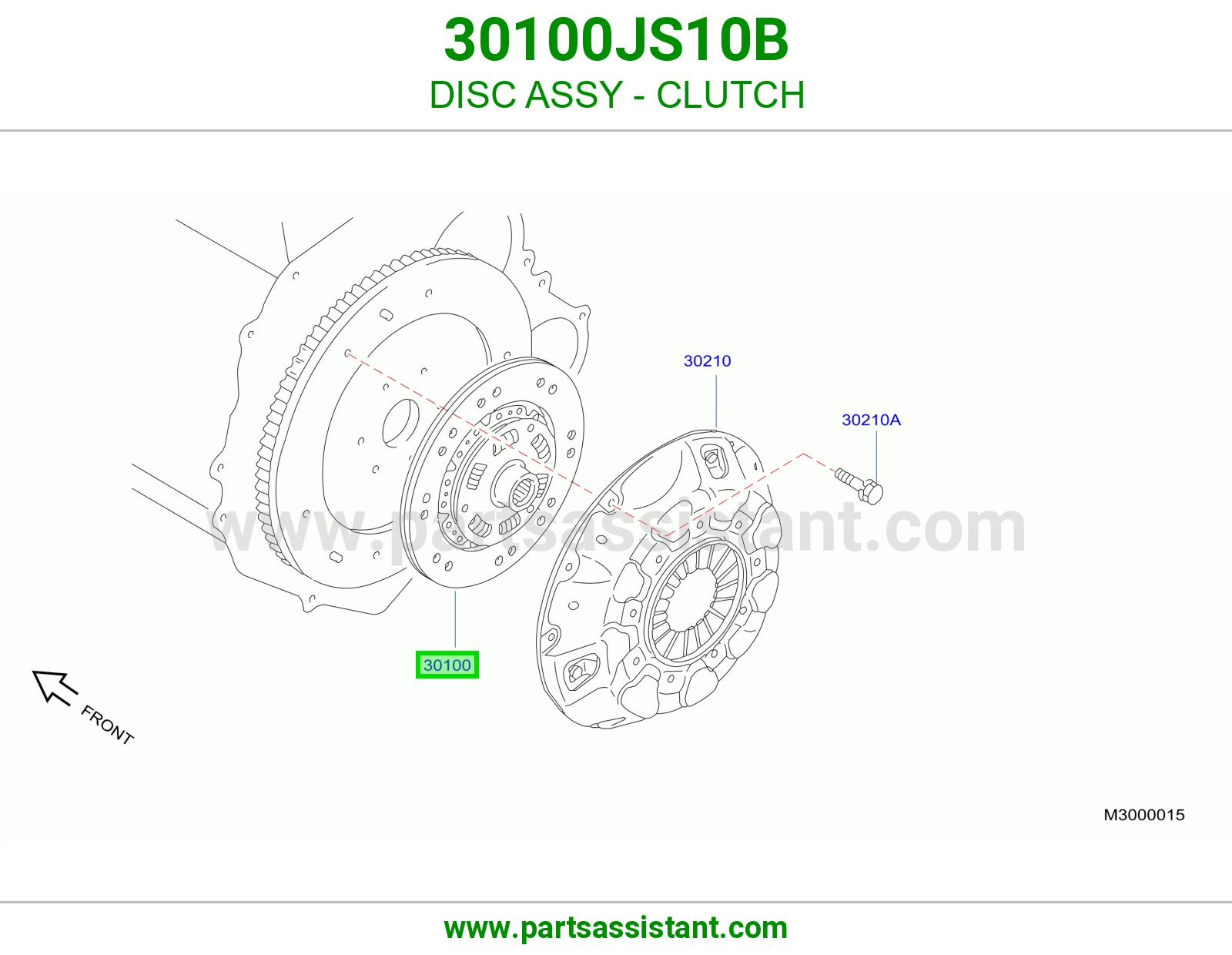 صحن كلتش قير 30100JS10B