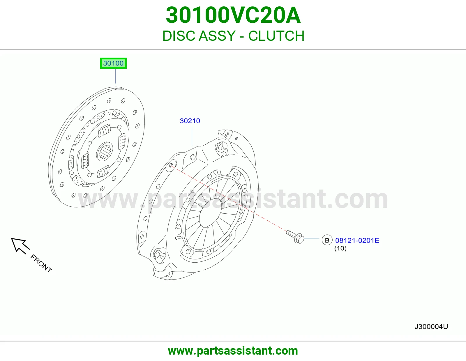 صحن كلتش قير 30100VC20A
