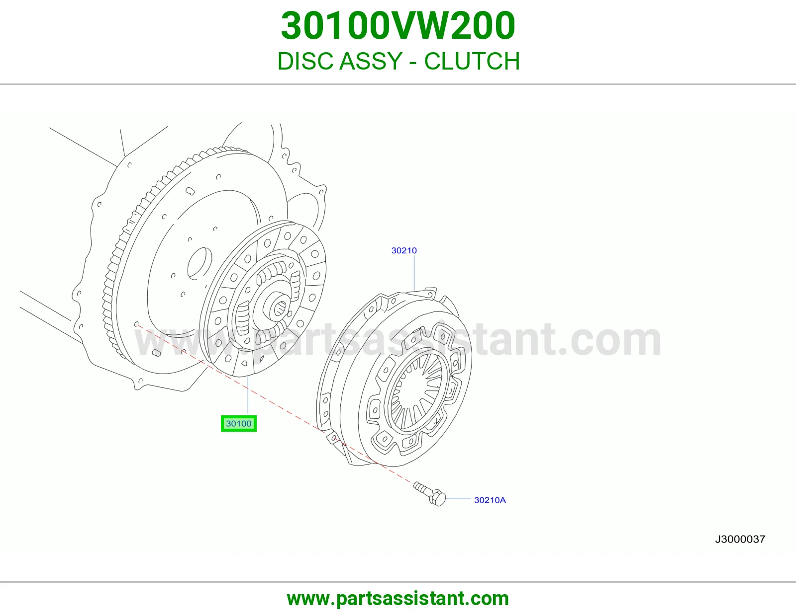صحن كلتش قير 30100VW200